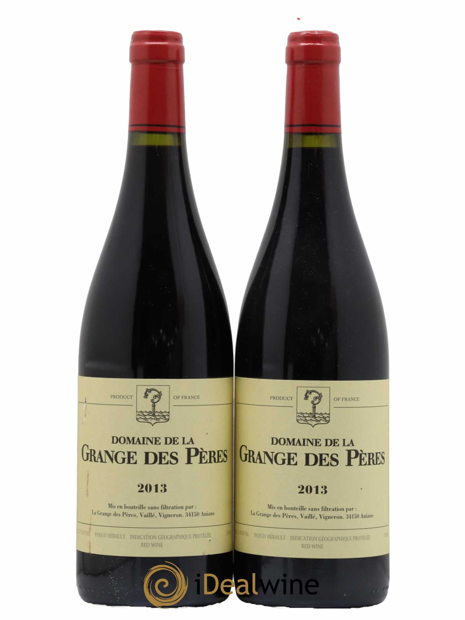 Pays d'Hérault Grange des Pères Laurent Vaillé 2013 - Lot de 2 bouteilles - 0