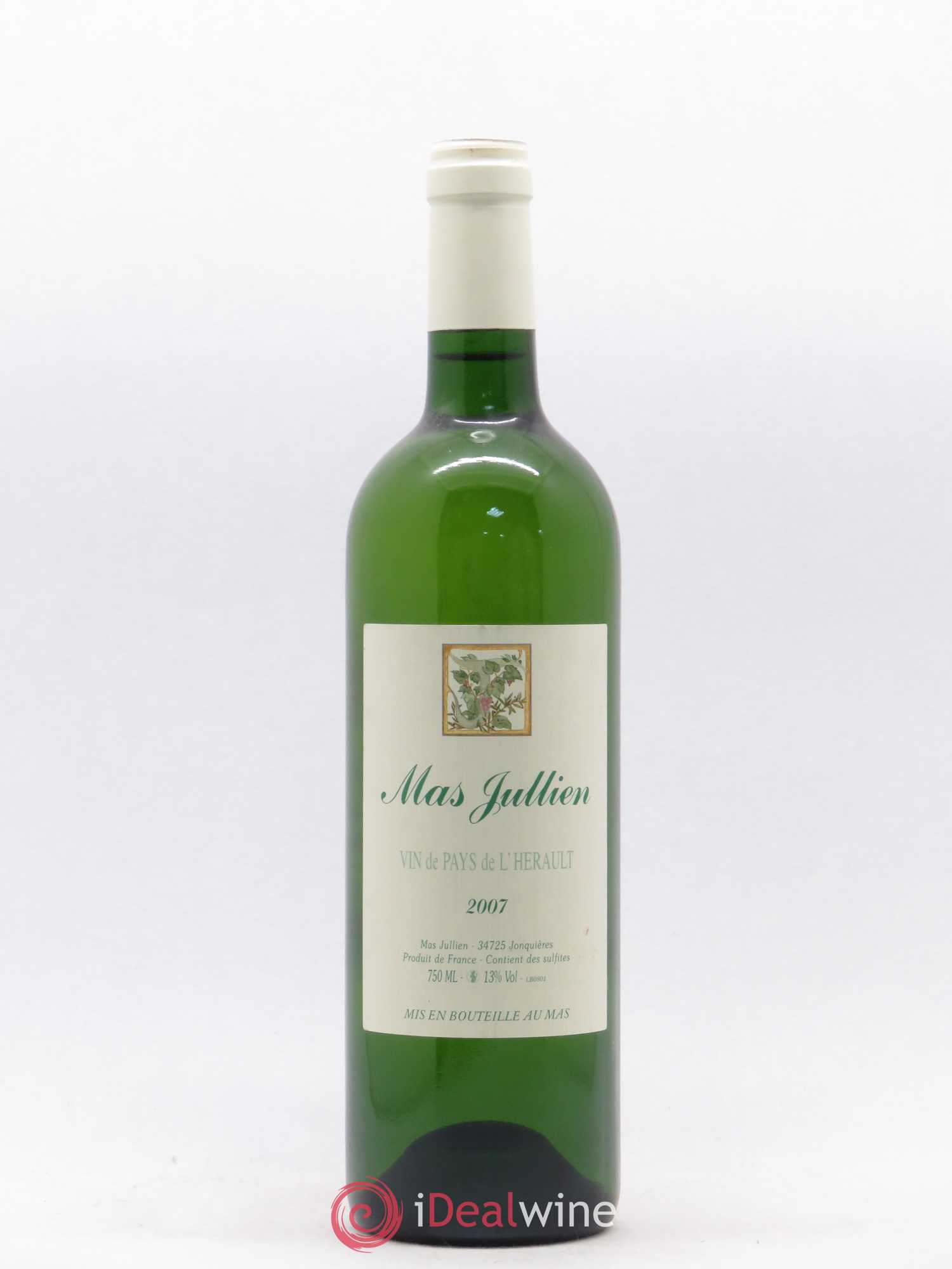 Pays d'Hérault Mas Jullien Olivier Jullien 2007 - Lot de 1 bouteille - 0