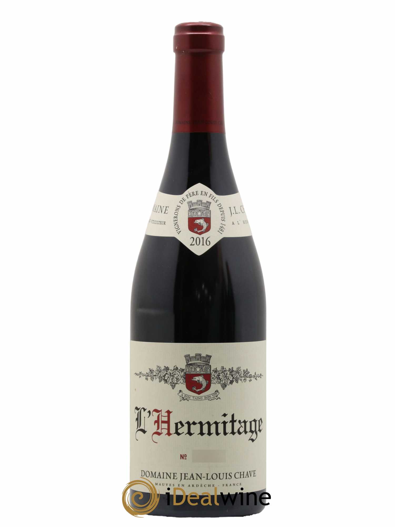 Hermitage Jean-Louis Chave 2016 - Lot de 1 bouteille - 0