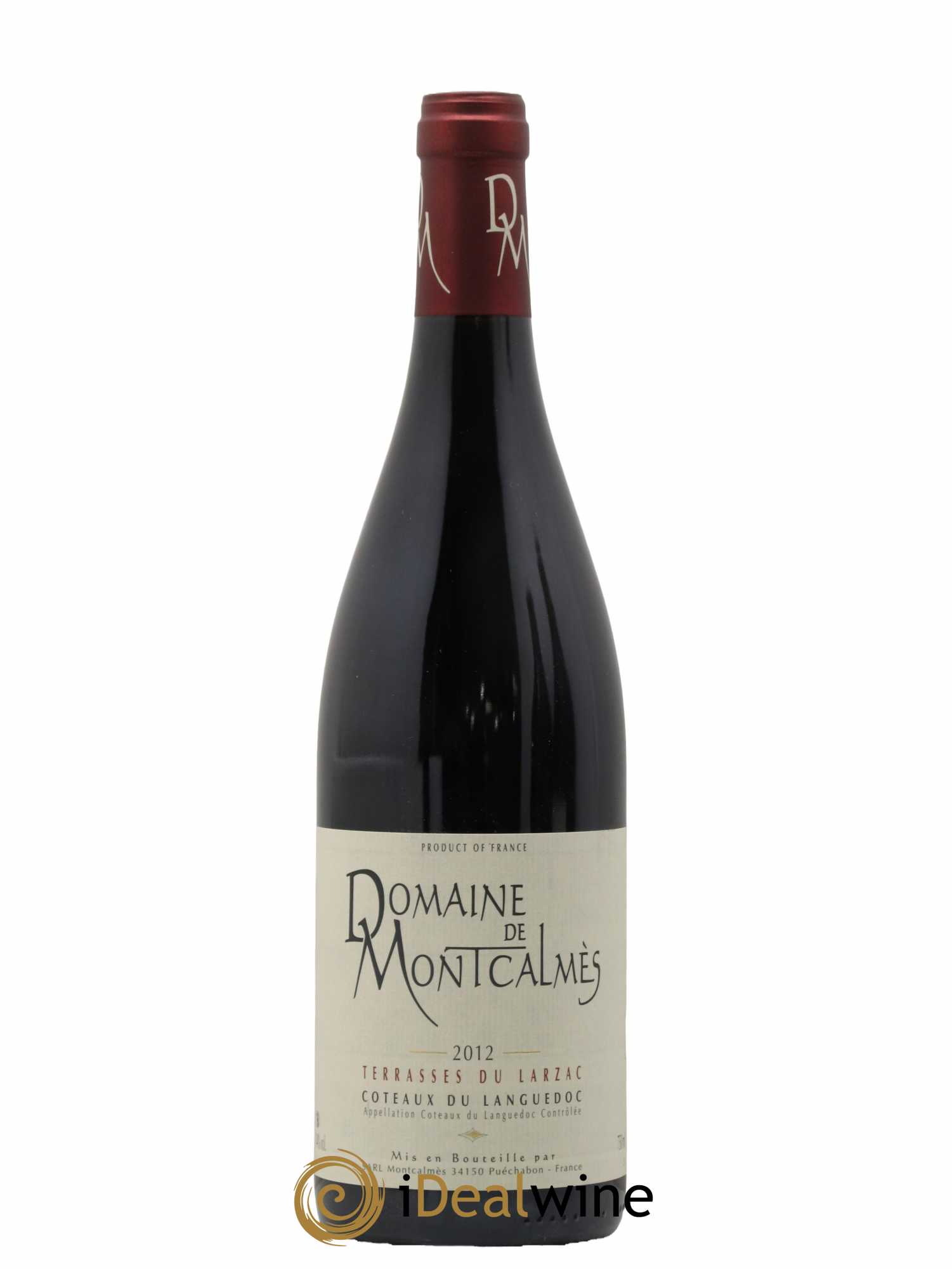 Terrasses du Larzac Domaine de Montcalmès Frédéric Pourtalié 2012 - Lot de 1 bouteille - 0
