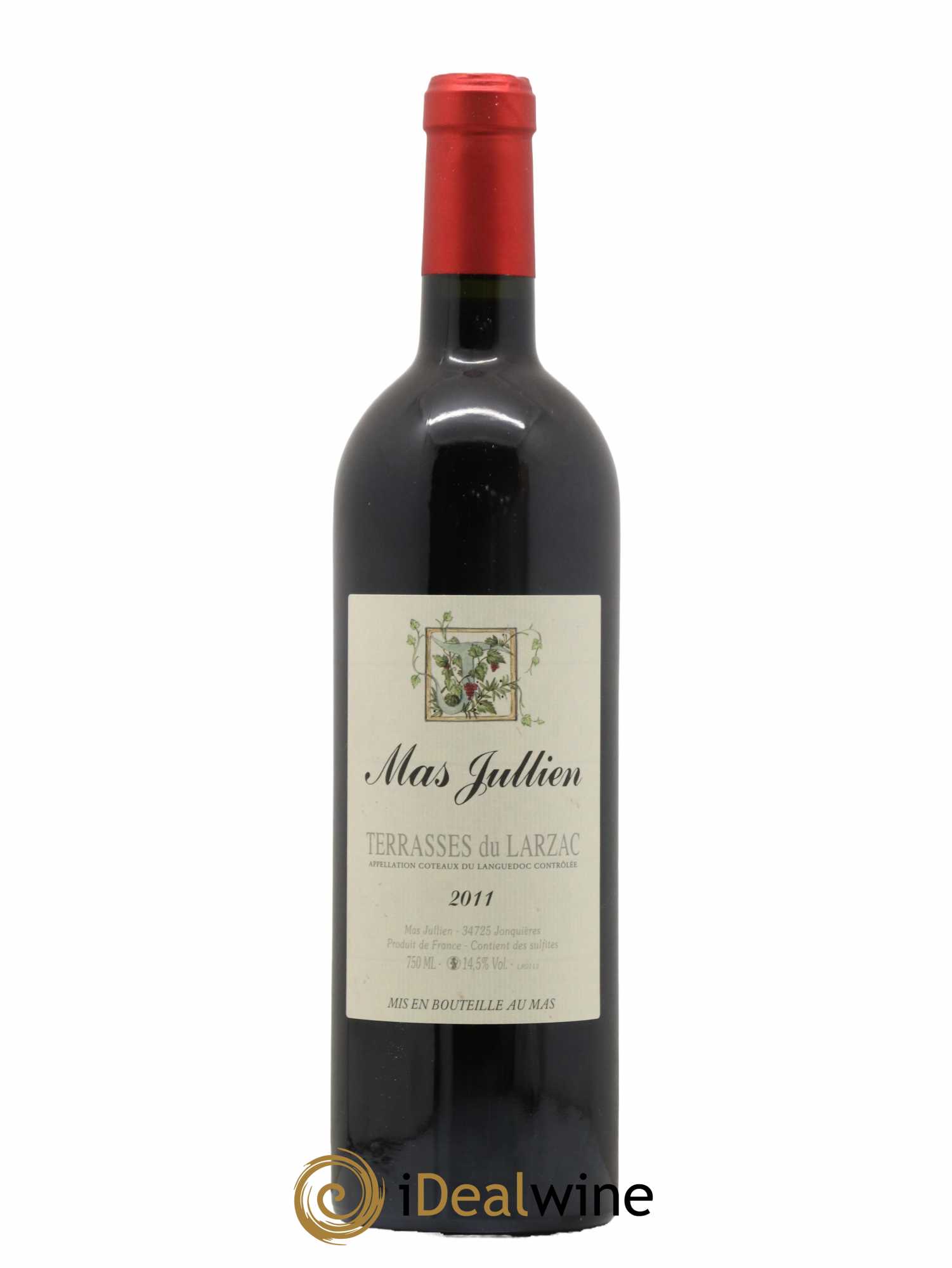 Terrasses du Larzac Mas Jullien Olivier Jullien 2011 - Lot de 1 bouteille - 0