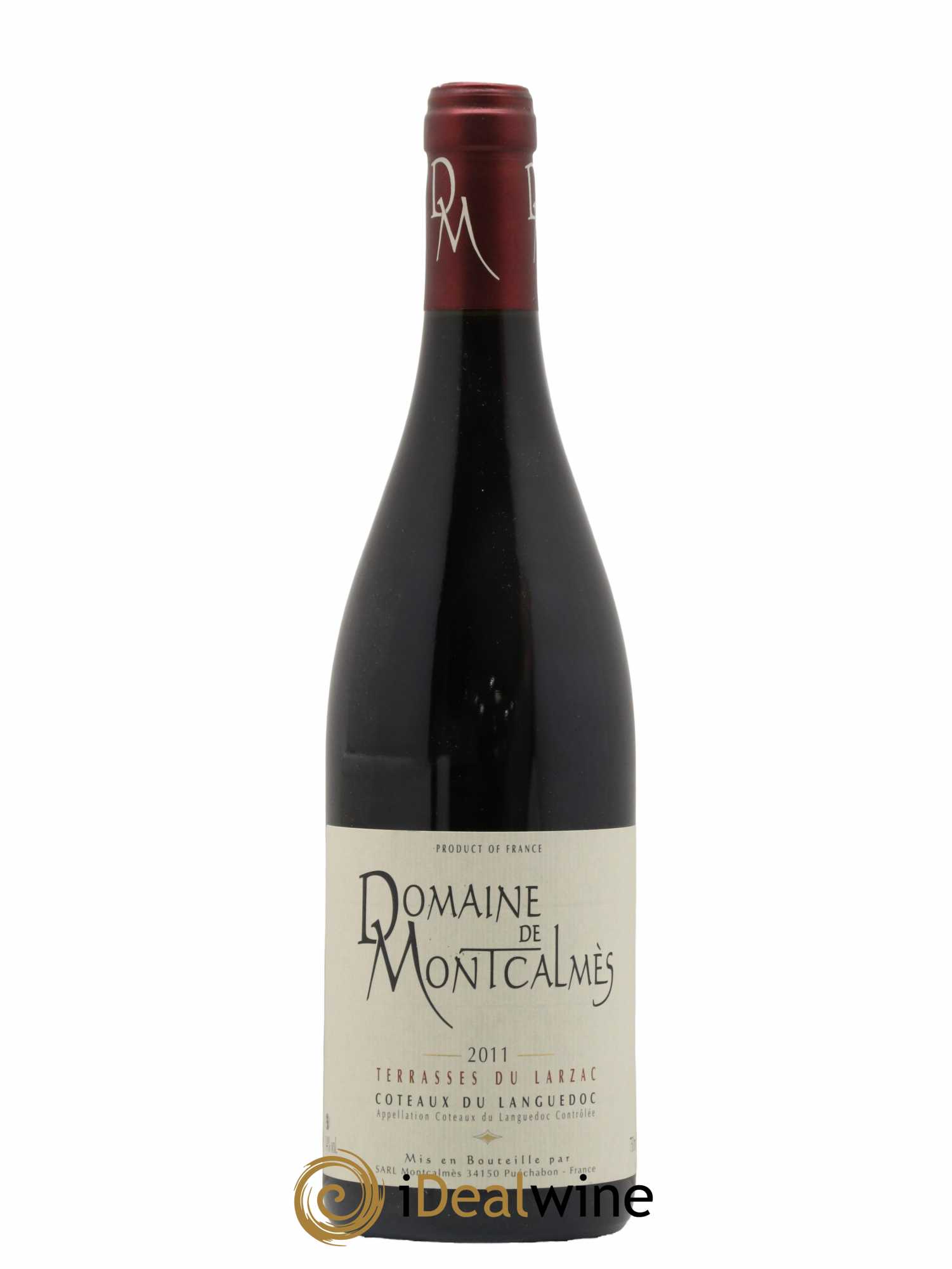 Terrasses du Larzac Domaine de Montcalmès Frédéric Pourtalié 2011 - Lot de 1 bouteille - 0
