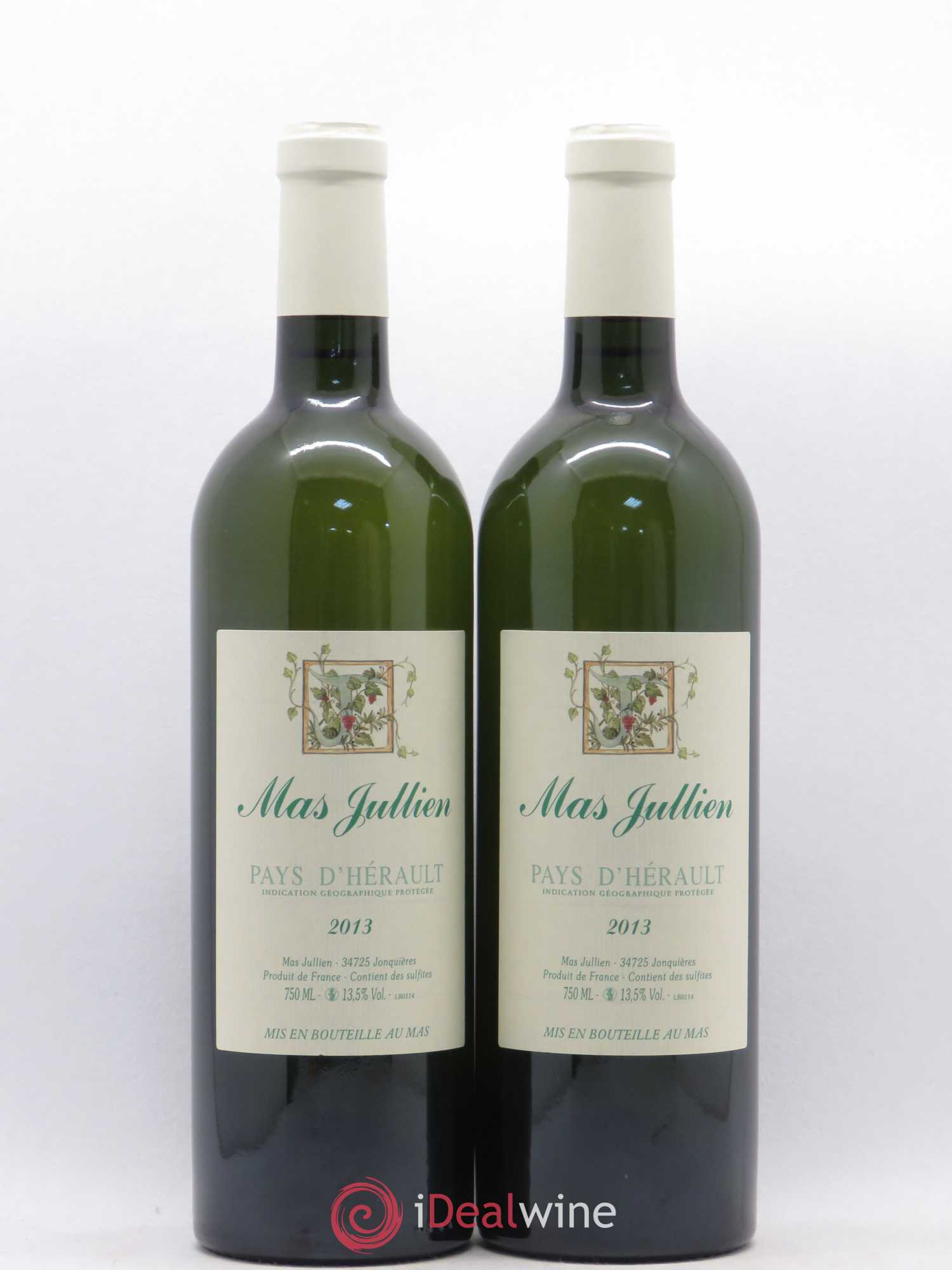 Pays d'Hérault Mas Jullien Olivier Jullien 2013 - Lot de 5 bouteilles - 2