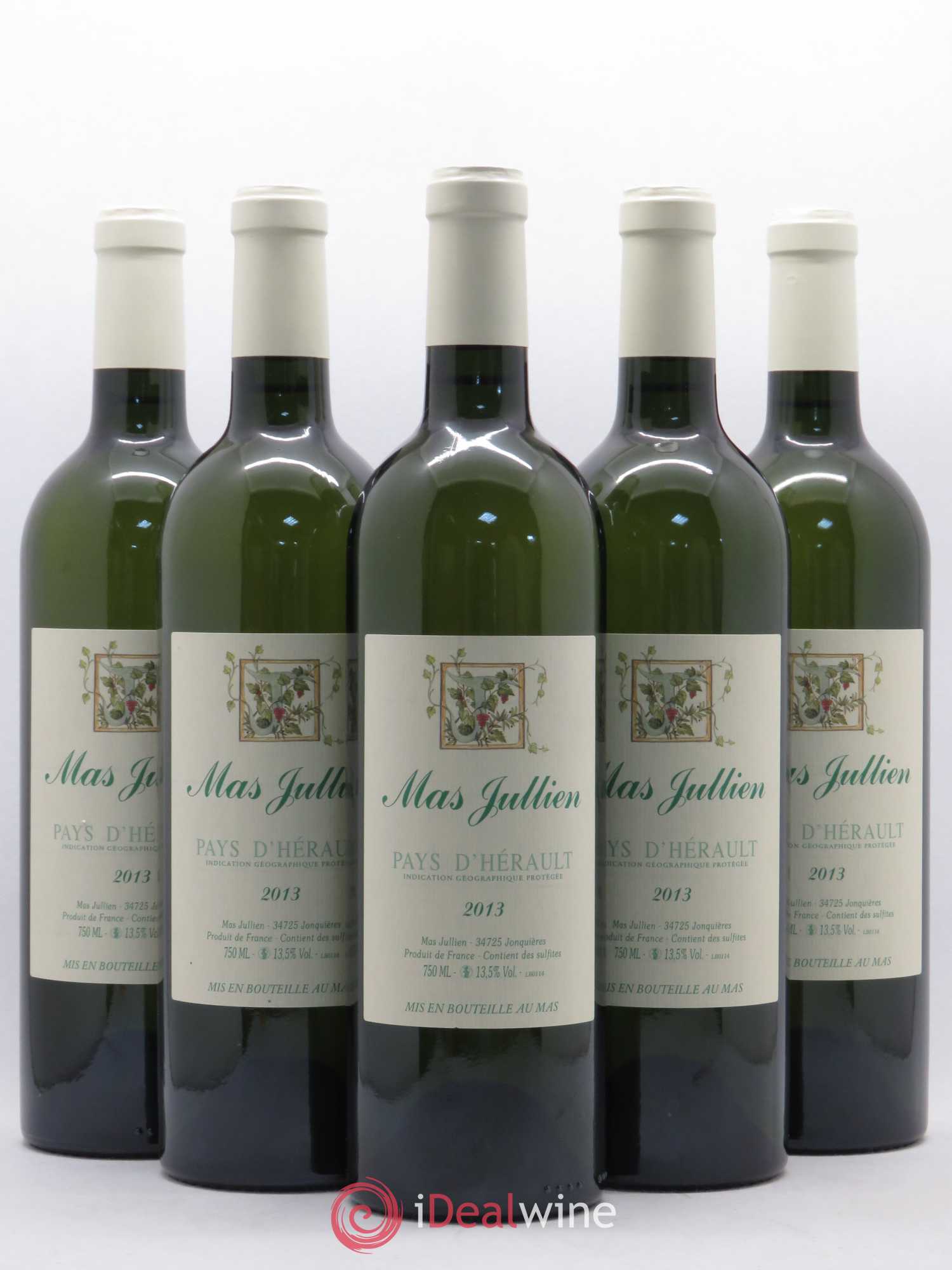 Pays d'Hérault Mas Jullien Olivier Jullien 2013 - Lot de 5 bouteilles - 0