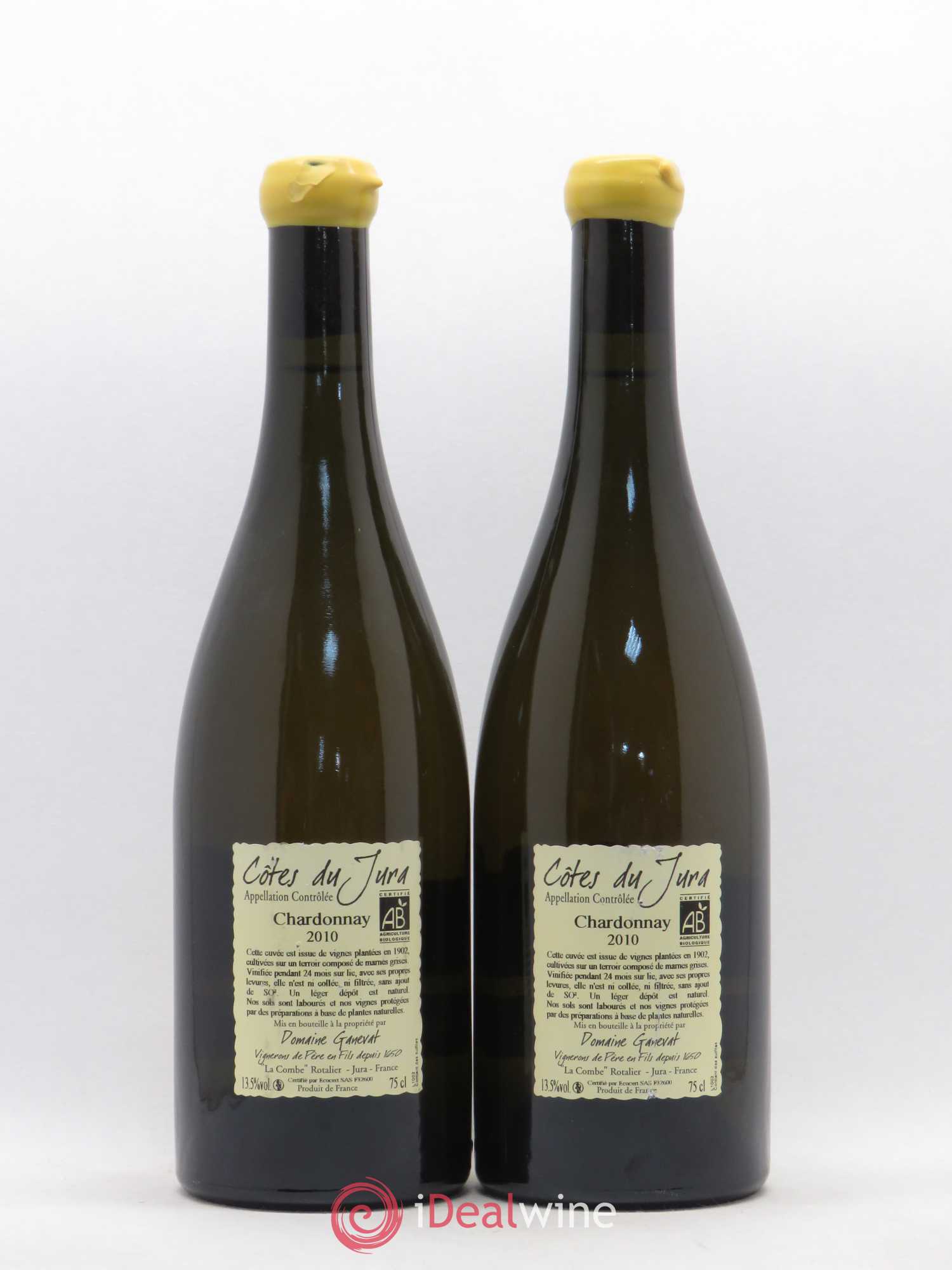 Côtes du Jura Les Chalasses Vieilles Vignes Jean-François Ganevat (Domaine) 2010 - Lot de 2 bouteilles - 1