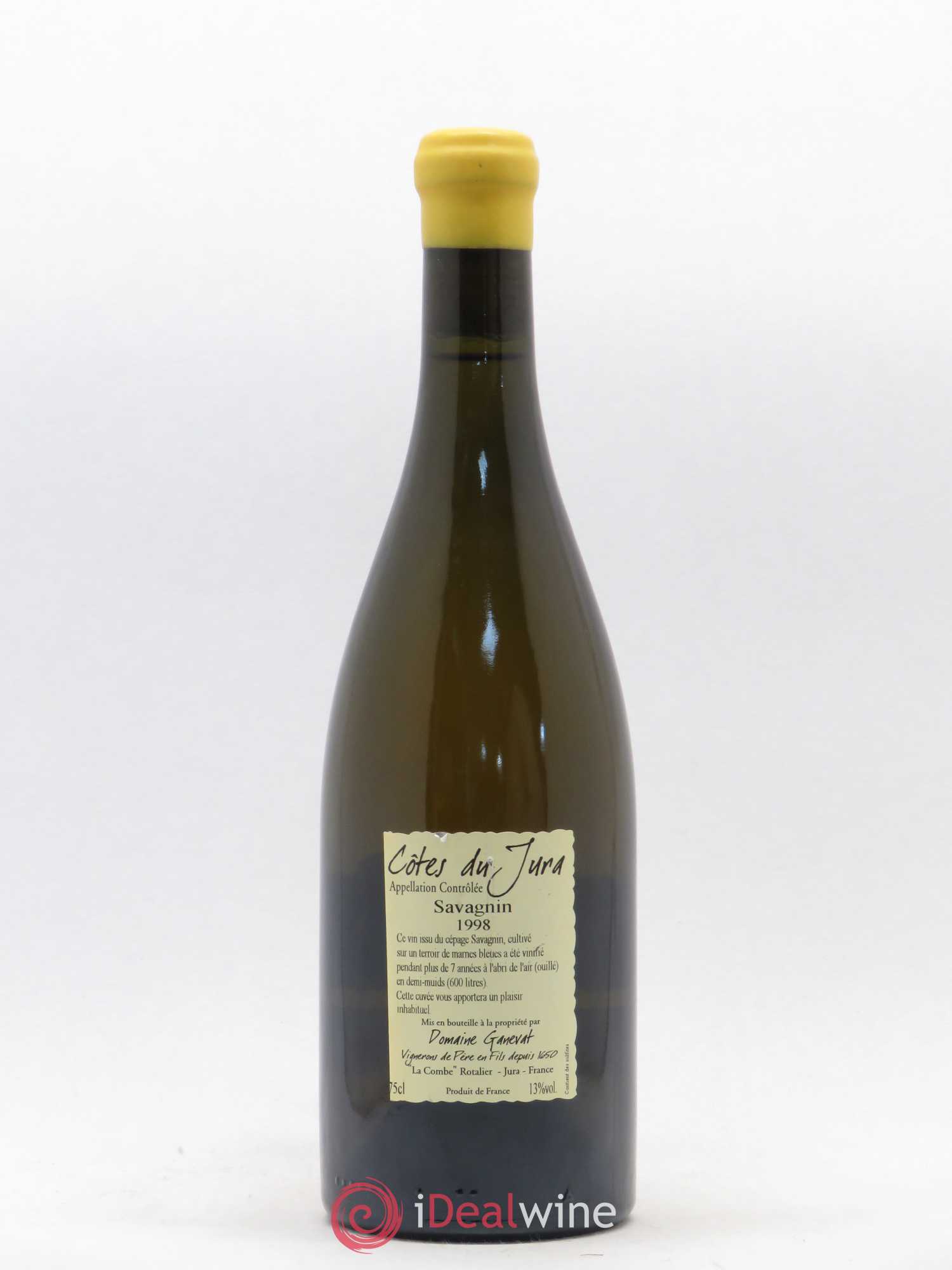 Côtes du Jura Les Vignes de mon Père Jean-François Ganevat (Domaine) 1998 - Lot de 1 bouteille - 1