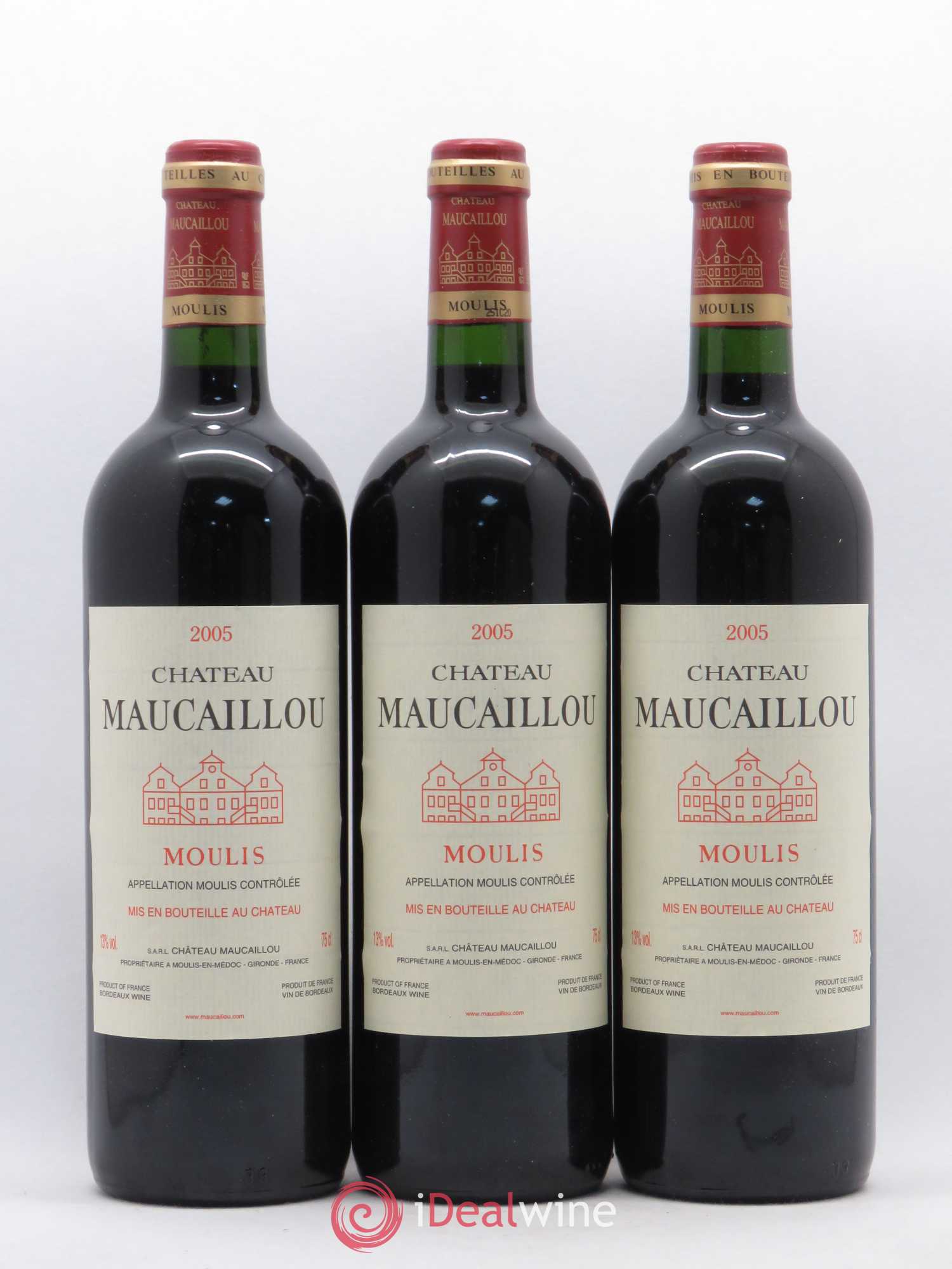 Château Maucaillou 2005 - Lot de 6 bouteilles - 1