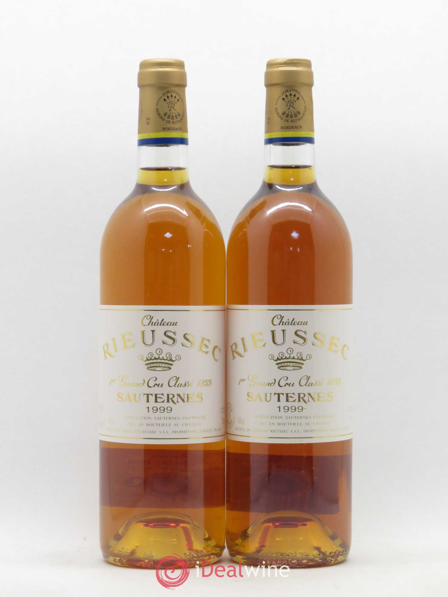 Château Rieussec 1er Grand Cru Classé 1999 - Lotto di 2 bottiglie - 0