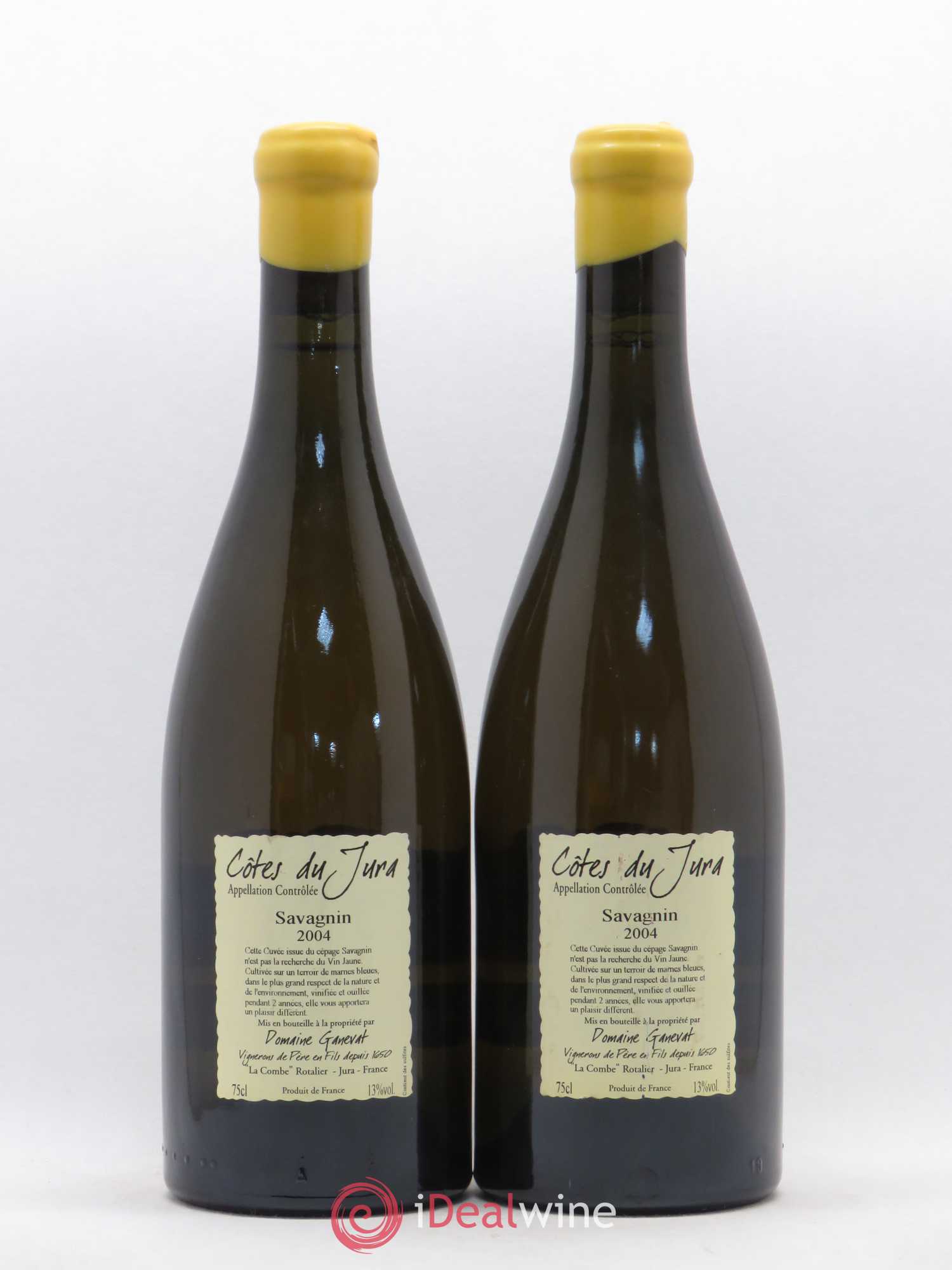 Côtes du Jura Cuvée Privilège Anne et Jean Francois Ganevat 2004 - Posten von 2 Flaschen - 1