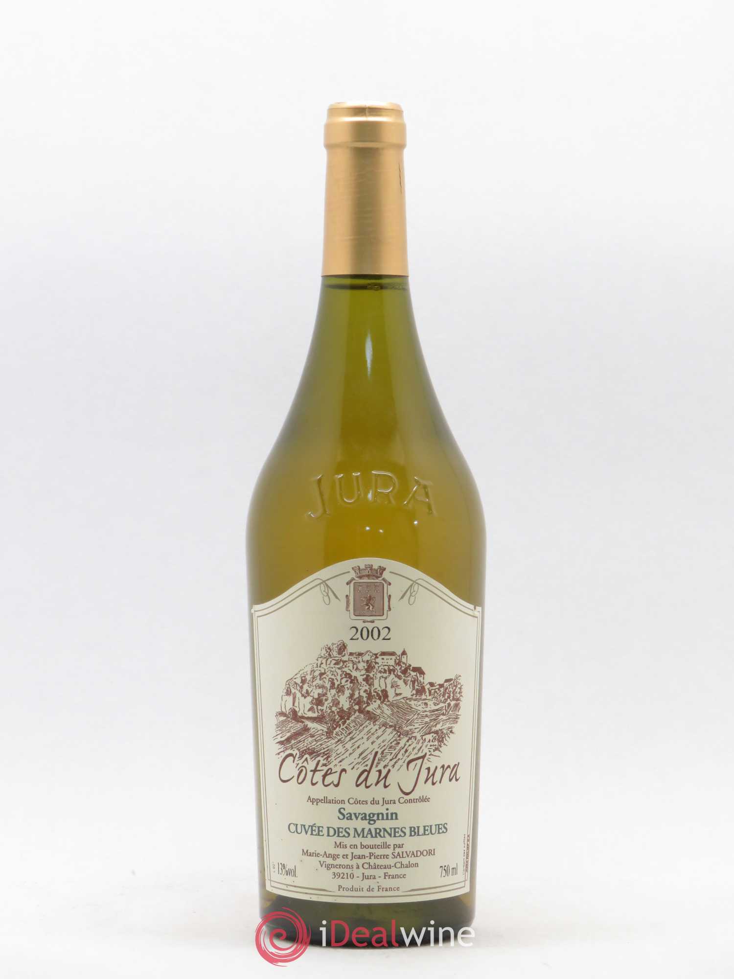 Côtes du Jura Les Marnes Bleues Domaine Salvadori 2002 - Posten von 1 Flasche - 0