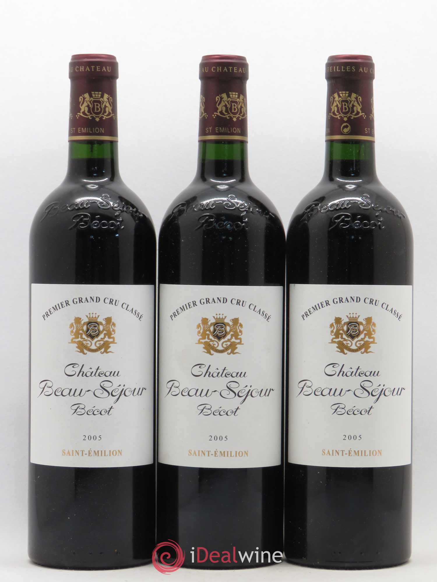 Château Beau-Séjour Bécot 1er Grand Cru Classé B 2005 - Lot de 6 bouteilles - 1