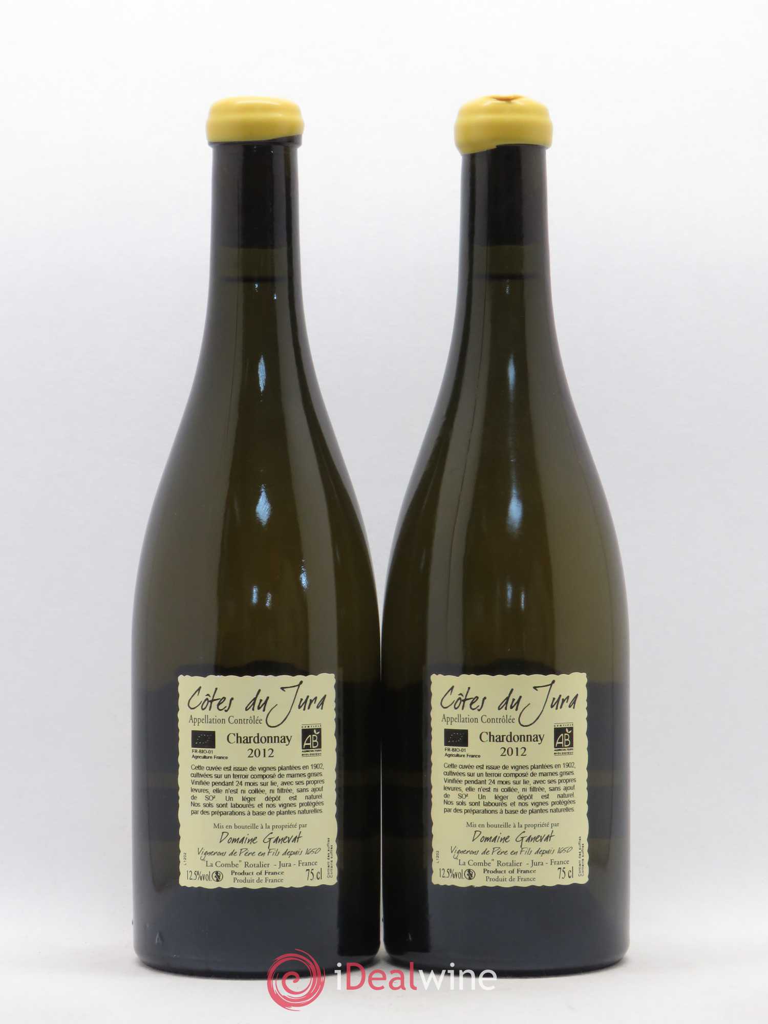 Côtes du Jura Les Chalasses Vieilles Vignes Jean-François Ganevat (Domaine) 2012 - Lot de 2 bouteilles - 1