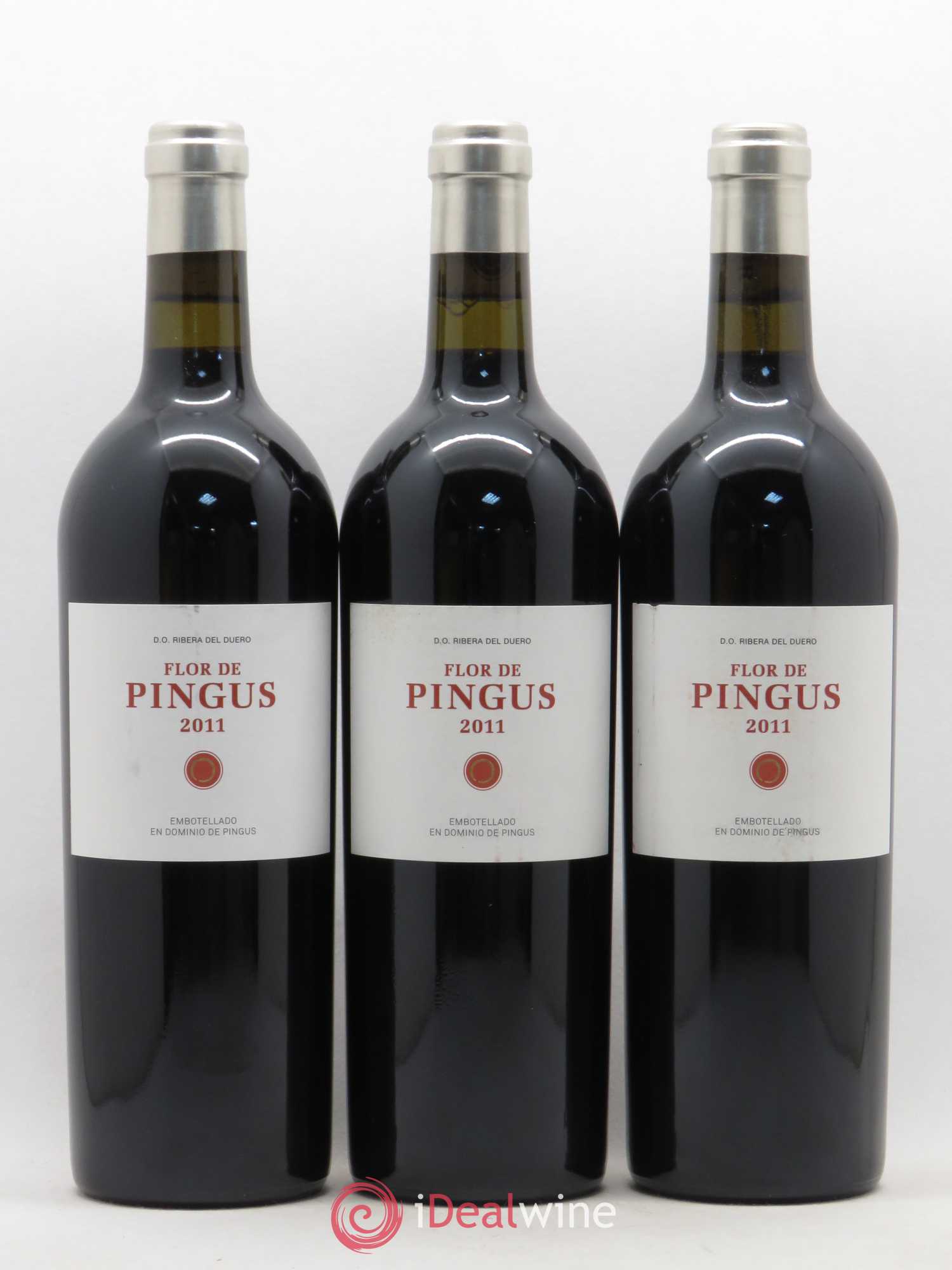 Ribera Del Duero Flor de Pingus Dominio de Pingus - Peter Sisseck 2011 - Lot de 3 bouteilles - 0
