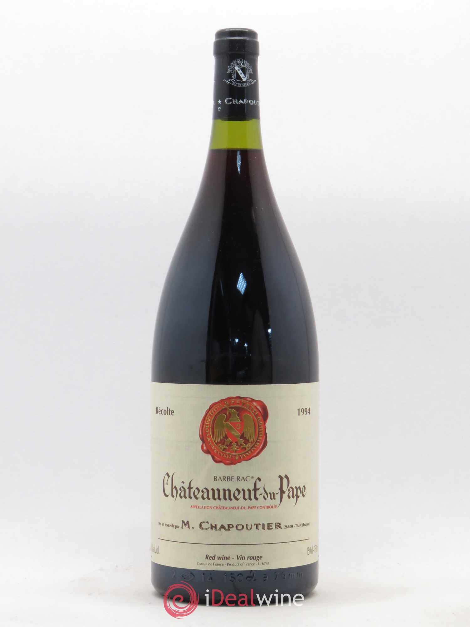 Châteauneuf-du-Pape Barbe Rac Chapoutier 1994 - Lot de 1 magnum - 0