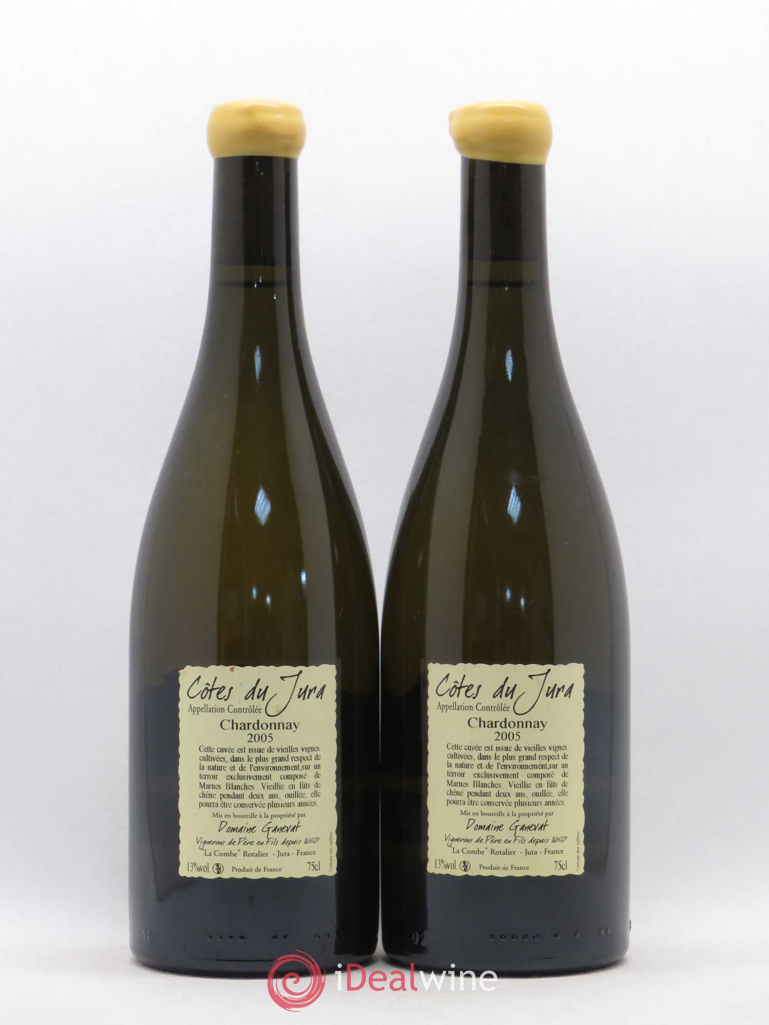 Côtes du Jura Les Grands Teppes Vieilles Vignes Jean-François Ganevat (Domaine) 2005 - Lot de 2 bouteilles - 1