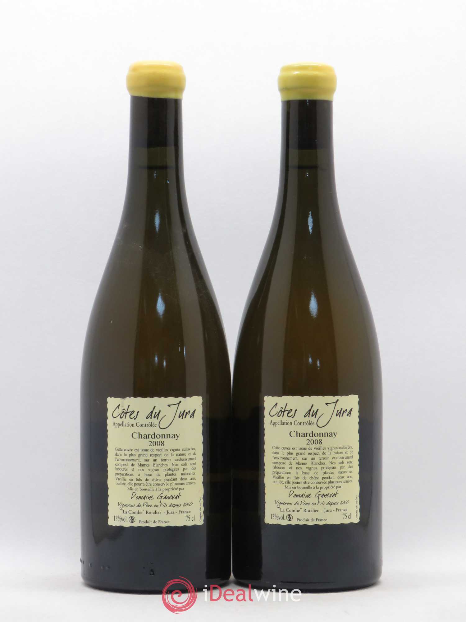 Côtes du Jura Les Grands Teppes Vieilles Vignes Jean-François Ganevat (Domaine) 2008 - Lot de 2 bouteilles - 1