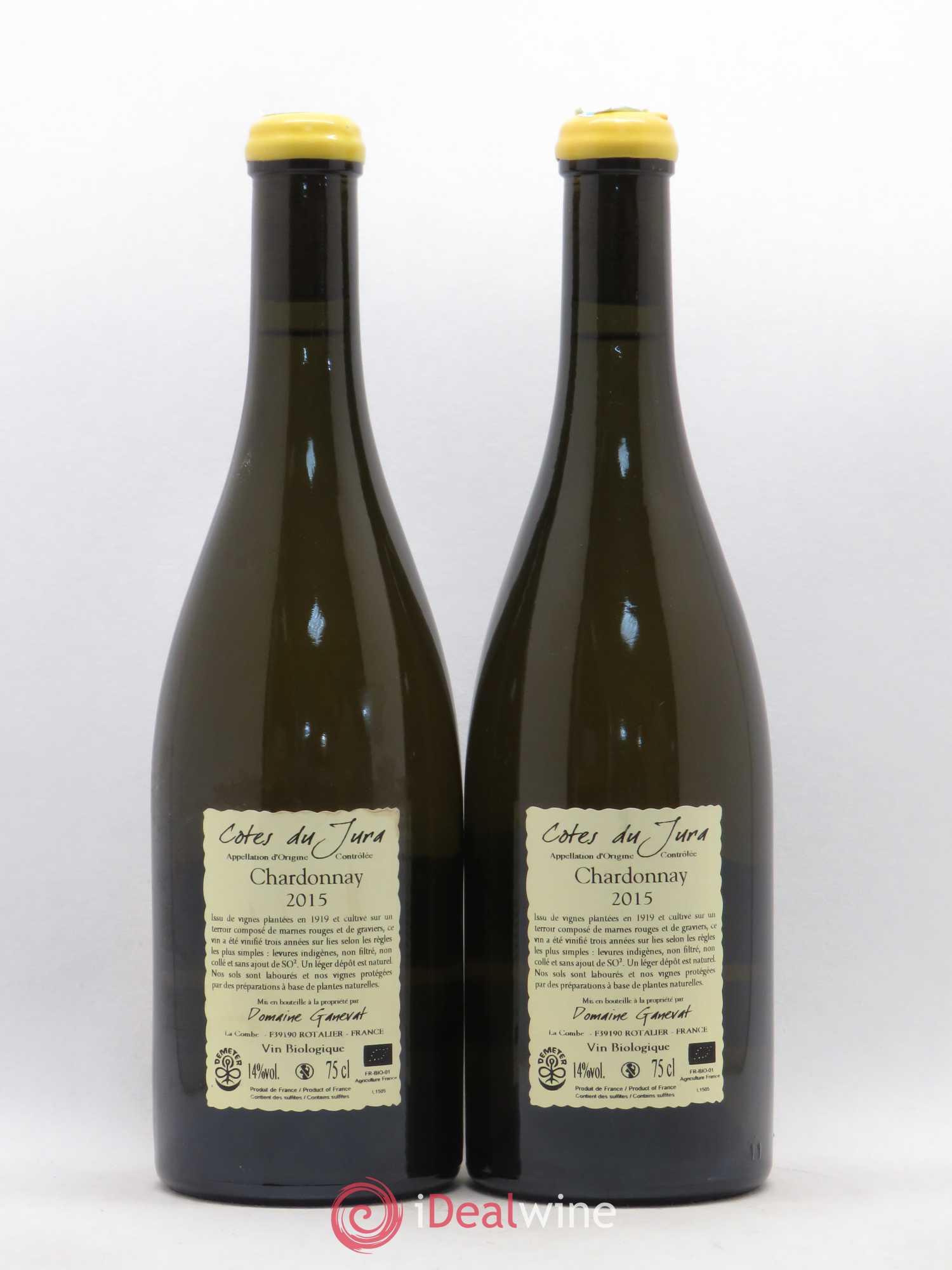 Côtes du Jura Les Grands Teppes Vieilles Vignes Jean-François Ganevat (Domaine) 2015 - Lot de 2 bouteilles - 1