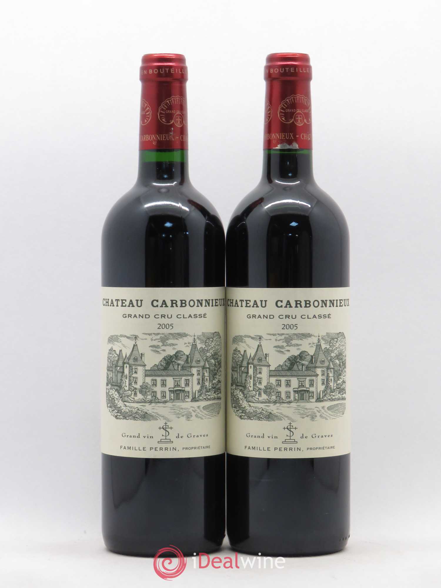 Château Carbonnieux Cru Classé de Graves 2005 - Lot de 2 bouteilles - 0
