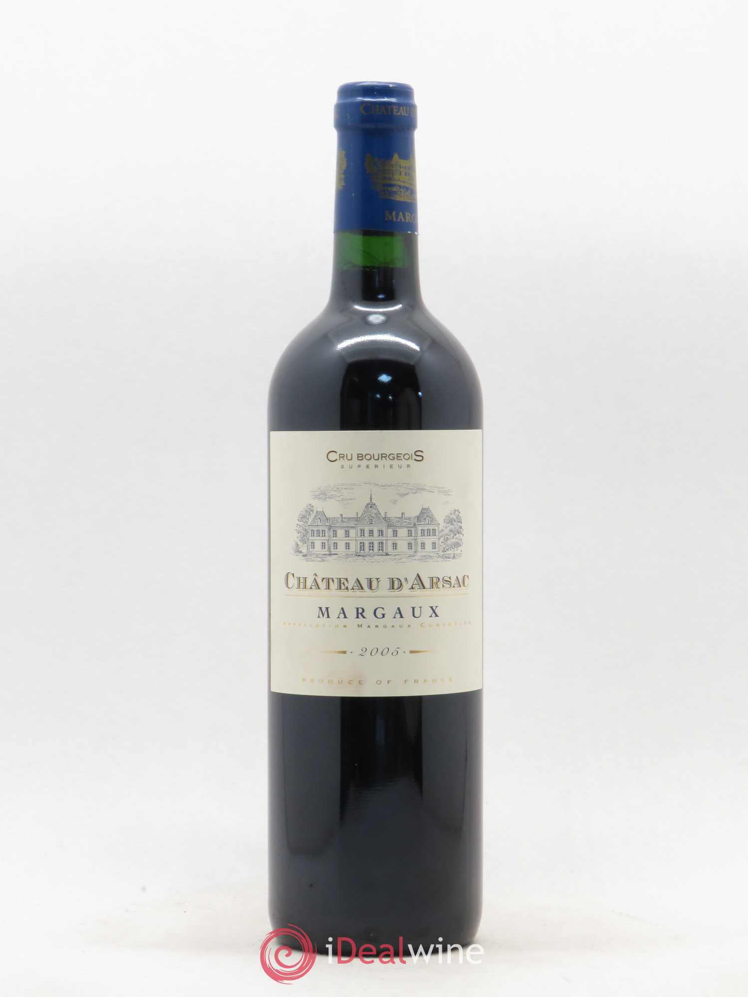 Château d' Arsac Cru Bourgeois 2005 - Lot de 1 bouteille - 0