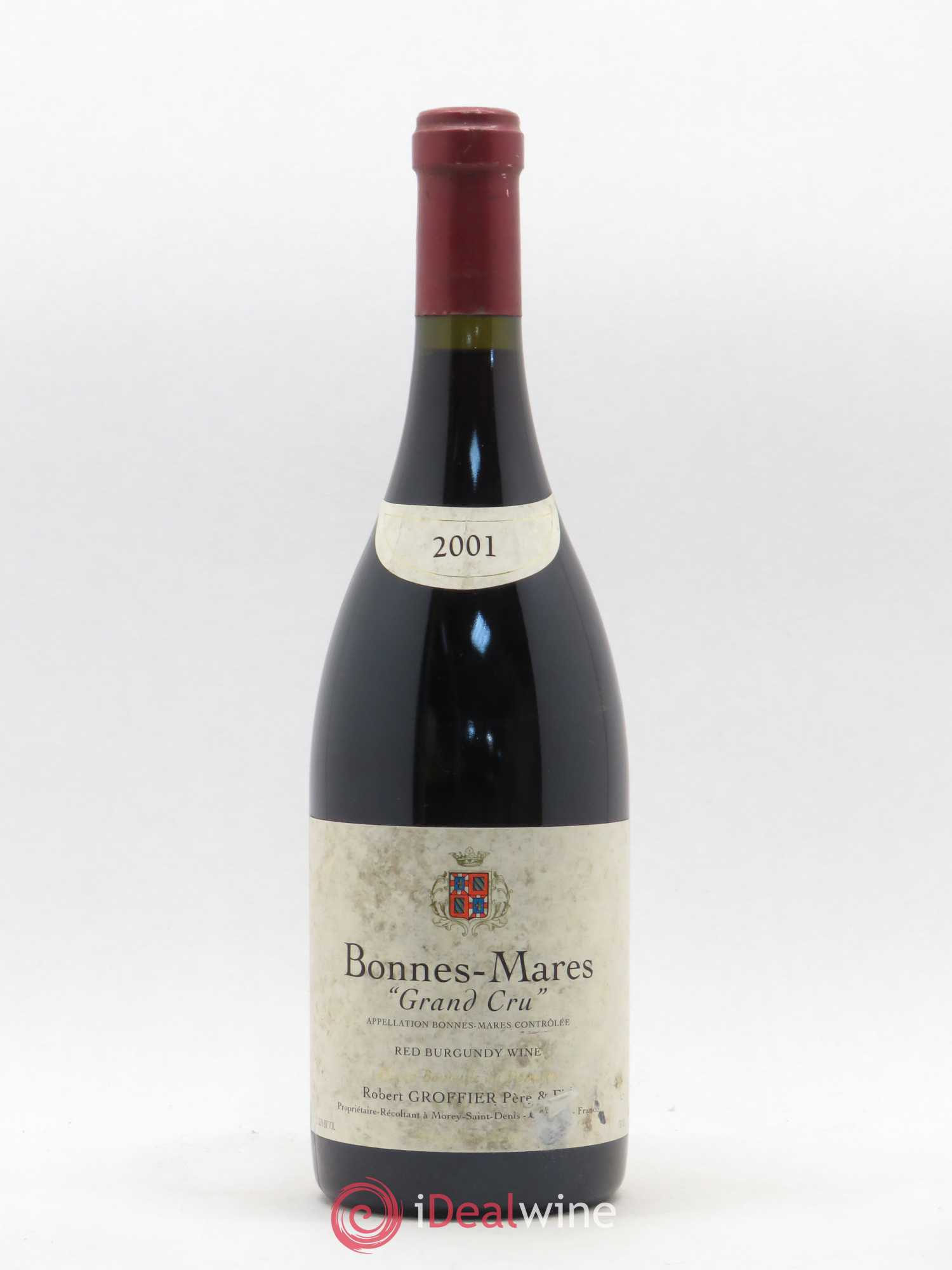 Bonnes-Mares Grand Cru Robert Groffier Père & Fils (Domaine) 2001 - Lot de 1 bouteille - 0