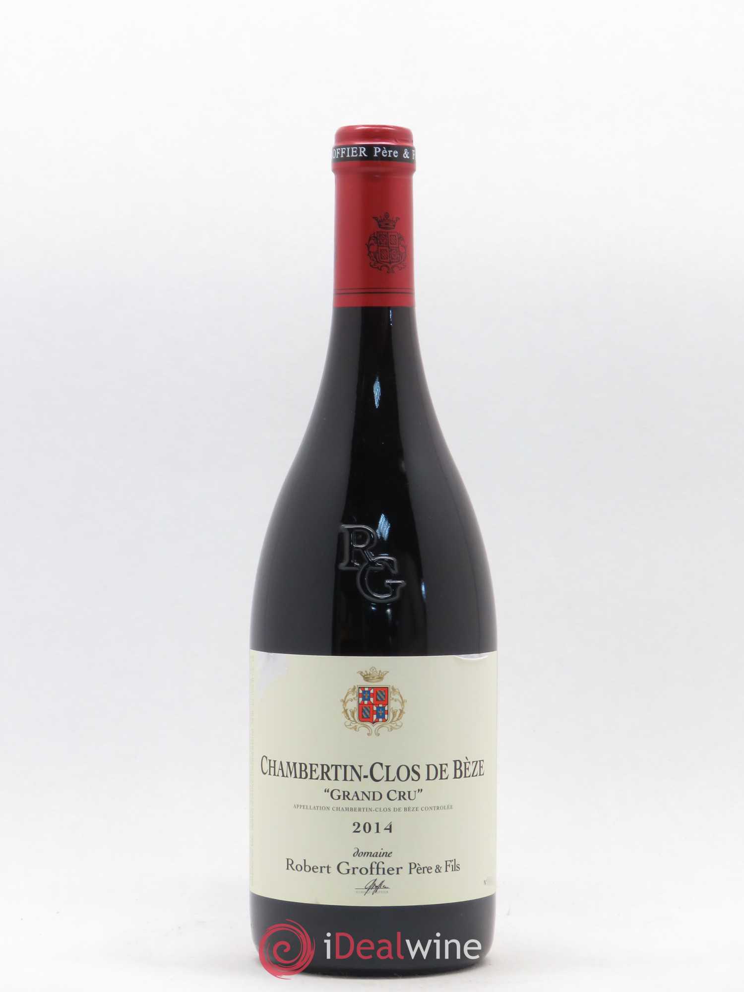 Chambertin Clos de Bèze Grand Cru Robert Groffier Père & Fils (Domaine) 2014 - Lot de 1 bouteille - 0