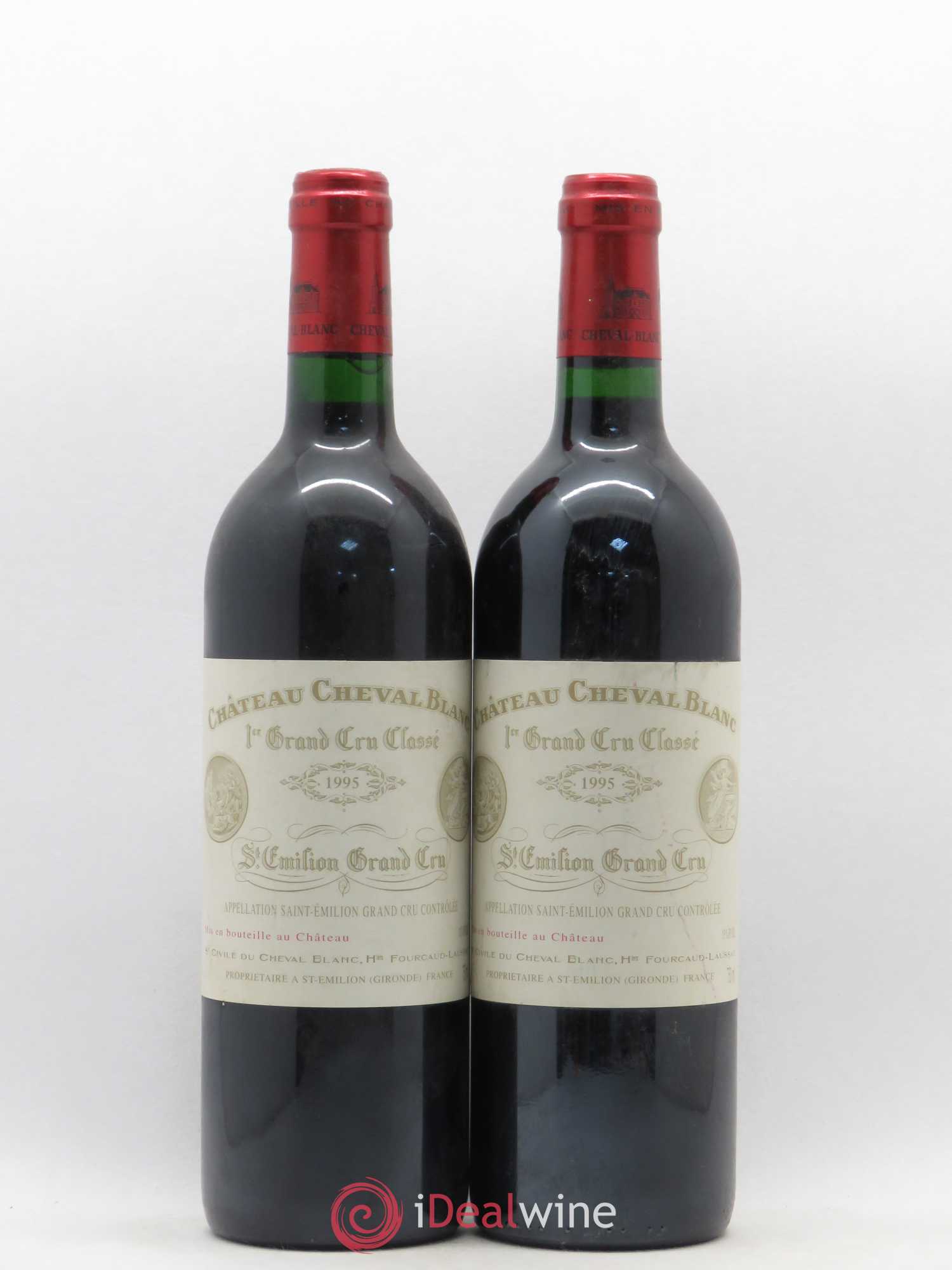 Château Cheval Blanc 1er Grand Cru Classé A 1995 - Lot de 2 bouteilles - 0