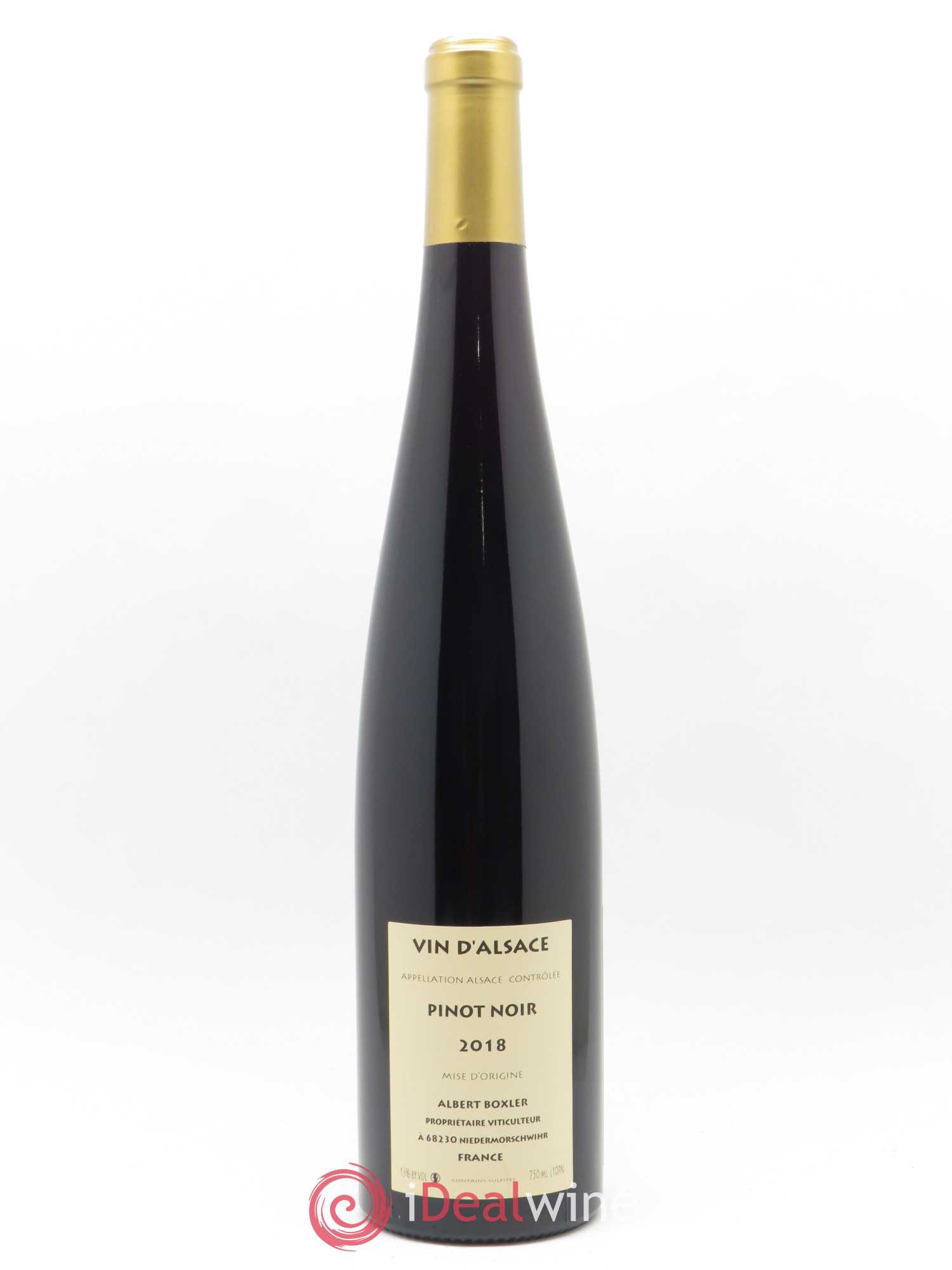 Alsace Pinot Noir Albert Boxler 2018 - Lot de 1 bouteille - 1