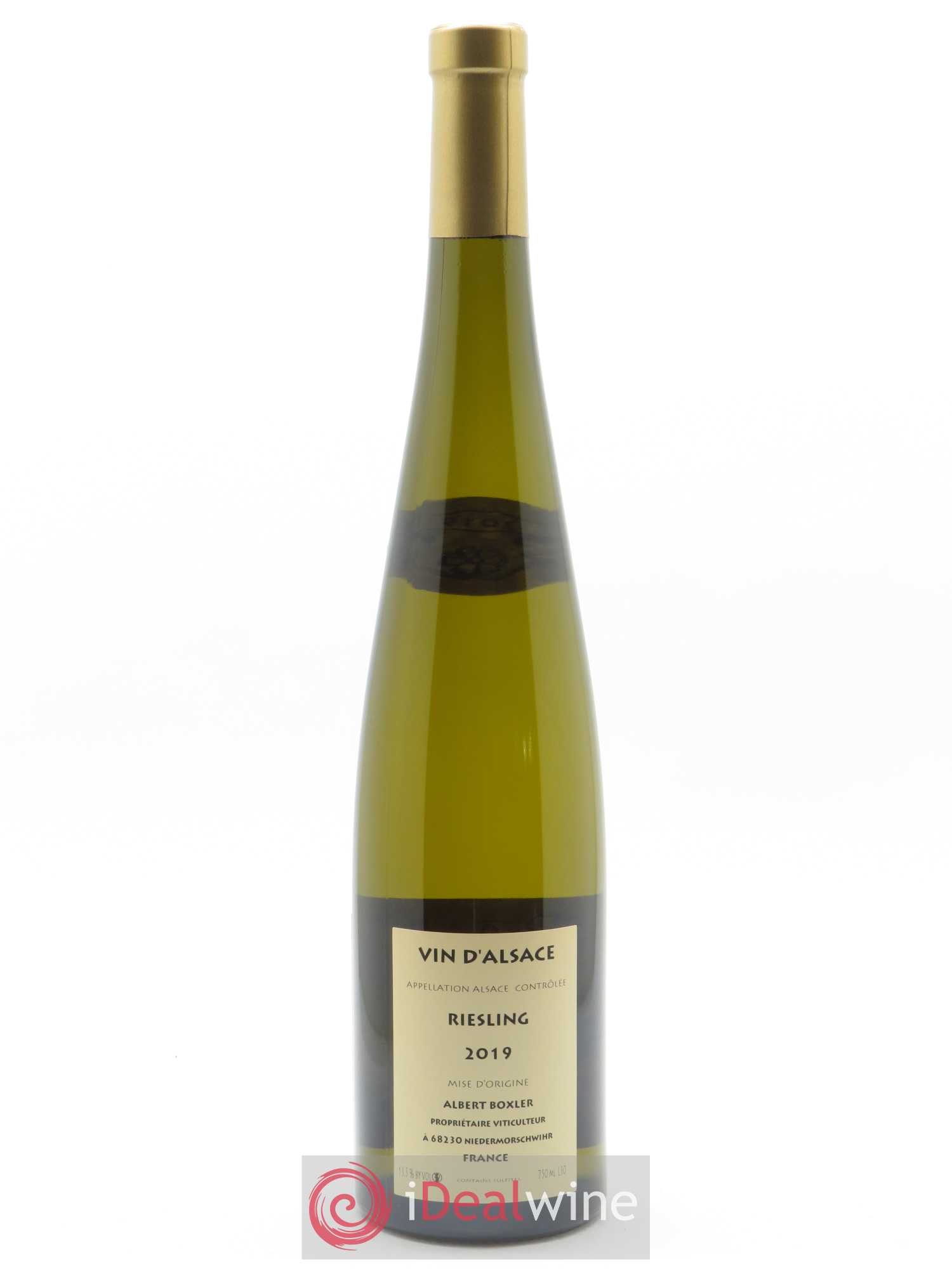 Alsace Riesling Albert Boxler 2019 - Lot de 1 bouteille - 1