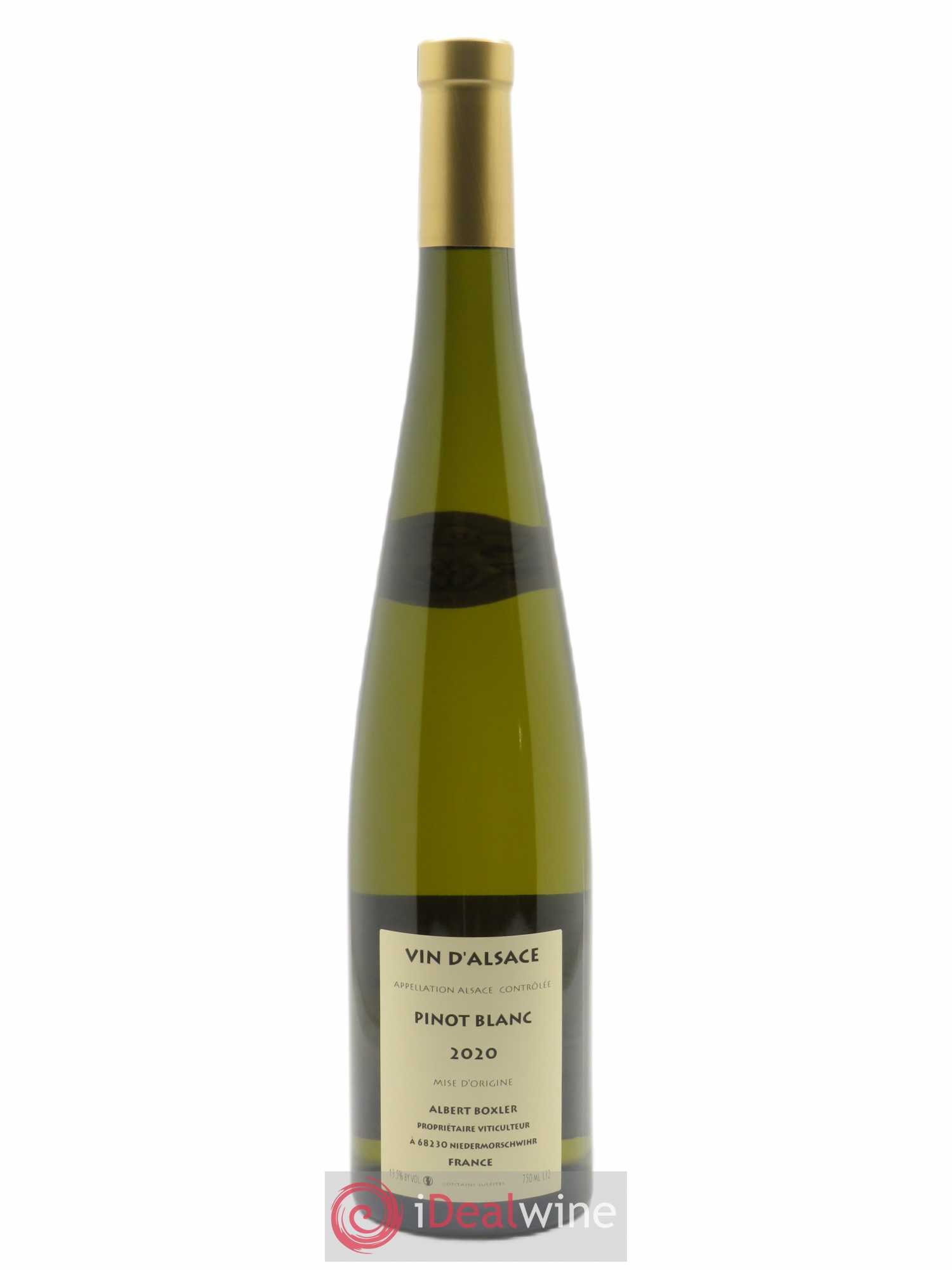 Alsace Pinot Blanc Albert Boxler 2020 - Lot de 1 bouteille - 1