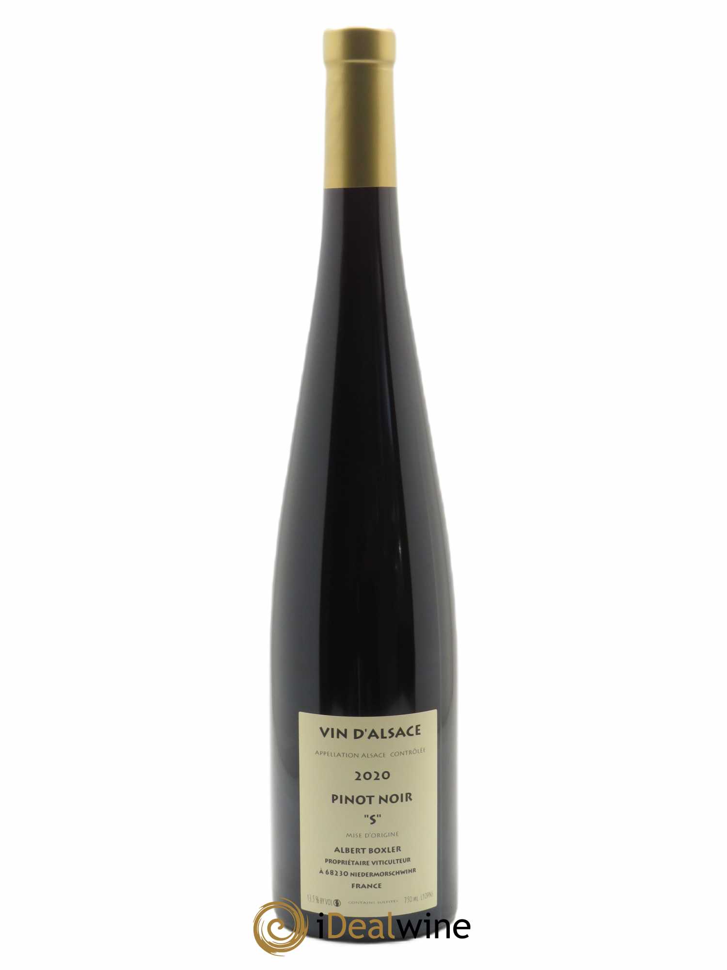 Alsace Pinot Noir S Albert Boxler 2020 - Lot de 1 bouteille - 1