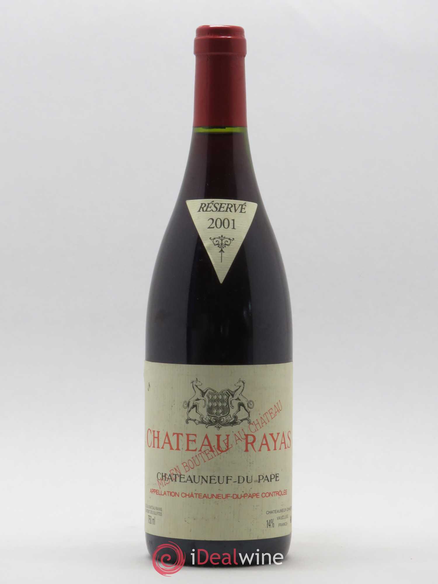 Châteauneuf-du-Pape Château Rayas Emmanuel Reynaud 2001 - Lot de 1 bouteille - 0