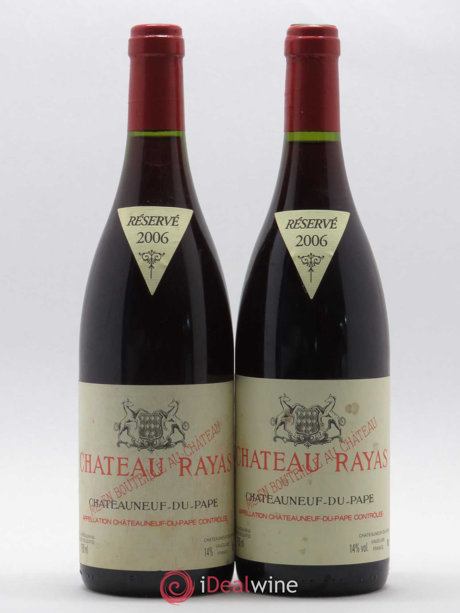 Châteauneuf-du-Pape Château Rayas Emmanuel Reynaud 2006 - Lot de 2 bouteilles - 0