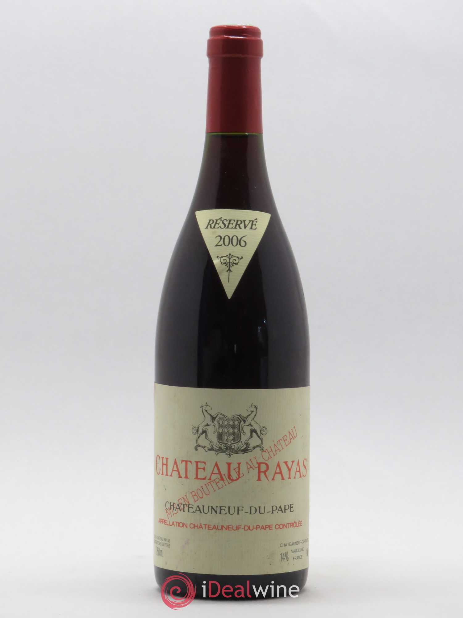 Châteauneuf-du-Pape Château Rayas Emmanuel Reynaud 2006 - Lot de 1 bouteille - 0