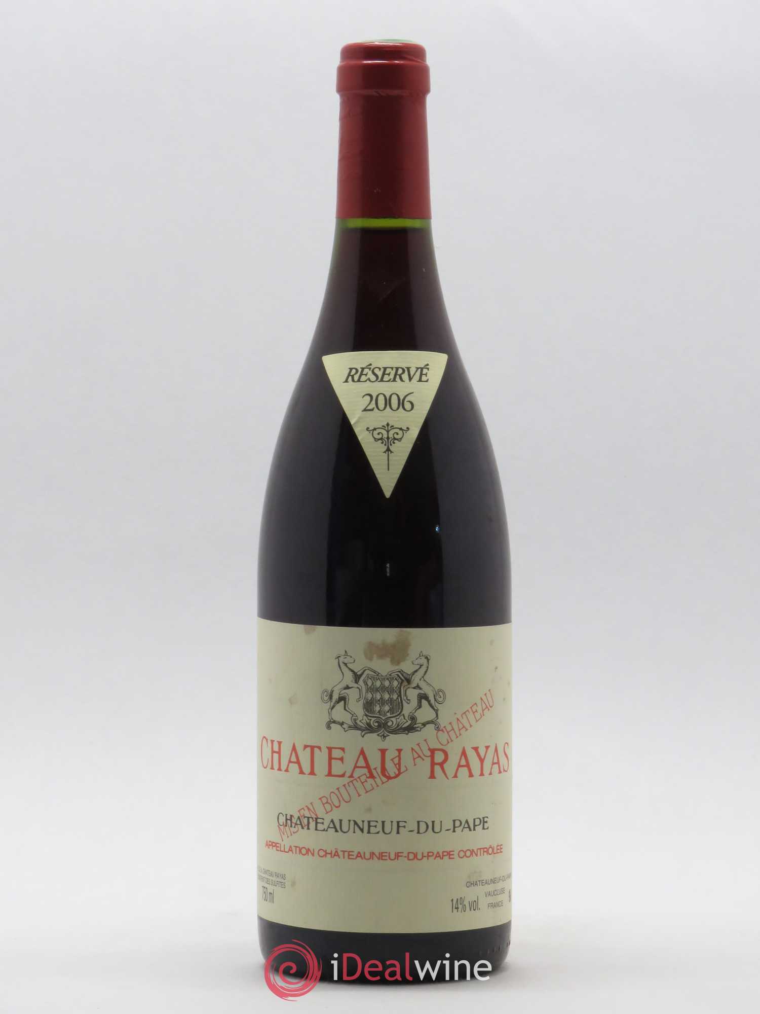 Châteauneuf-du-Pape Château Rayas Emmanuel Reynaud 2006 - Lot de 1 bouteille - 0