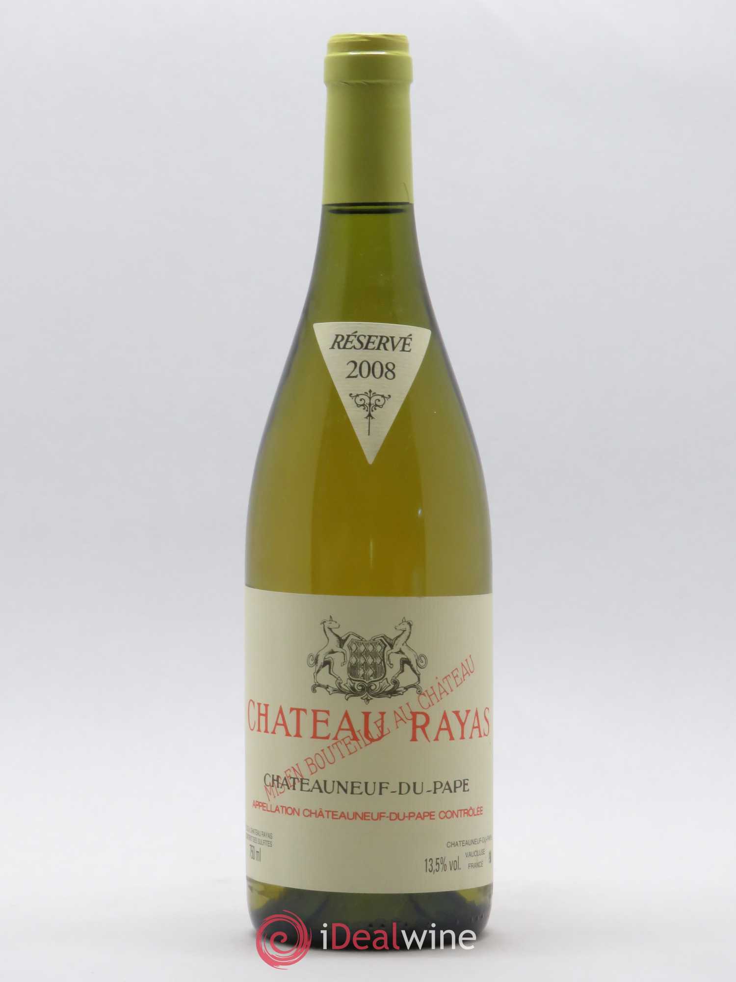 Châteauneuf-du-Pape Château Rayas Emmanuel Reynaud 2008 - Lot de 1 bouteille - 0