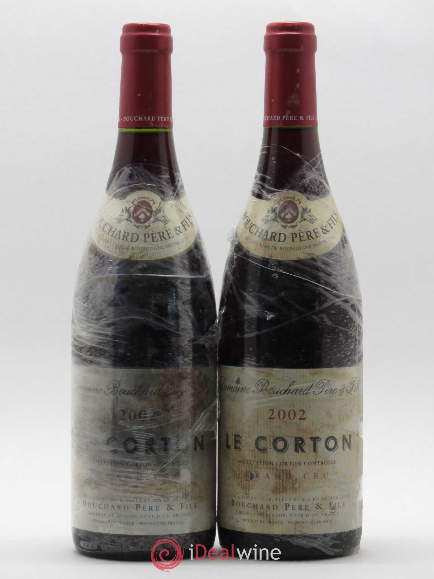 Corton Grand Cru Le Corton Bouchard Père & Fils 2002 - Lot de 2 bouteilles - 0