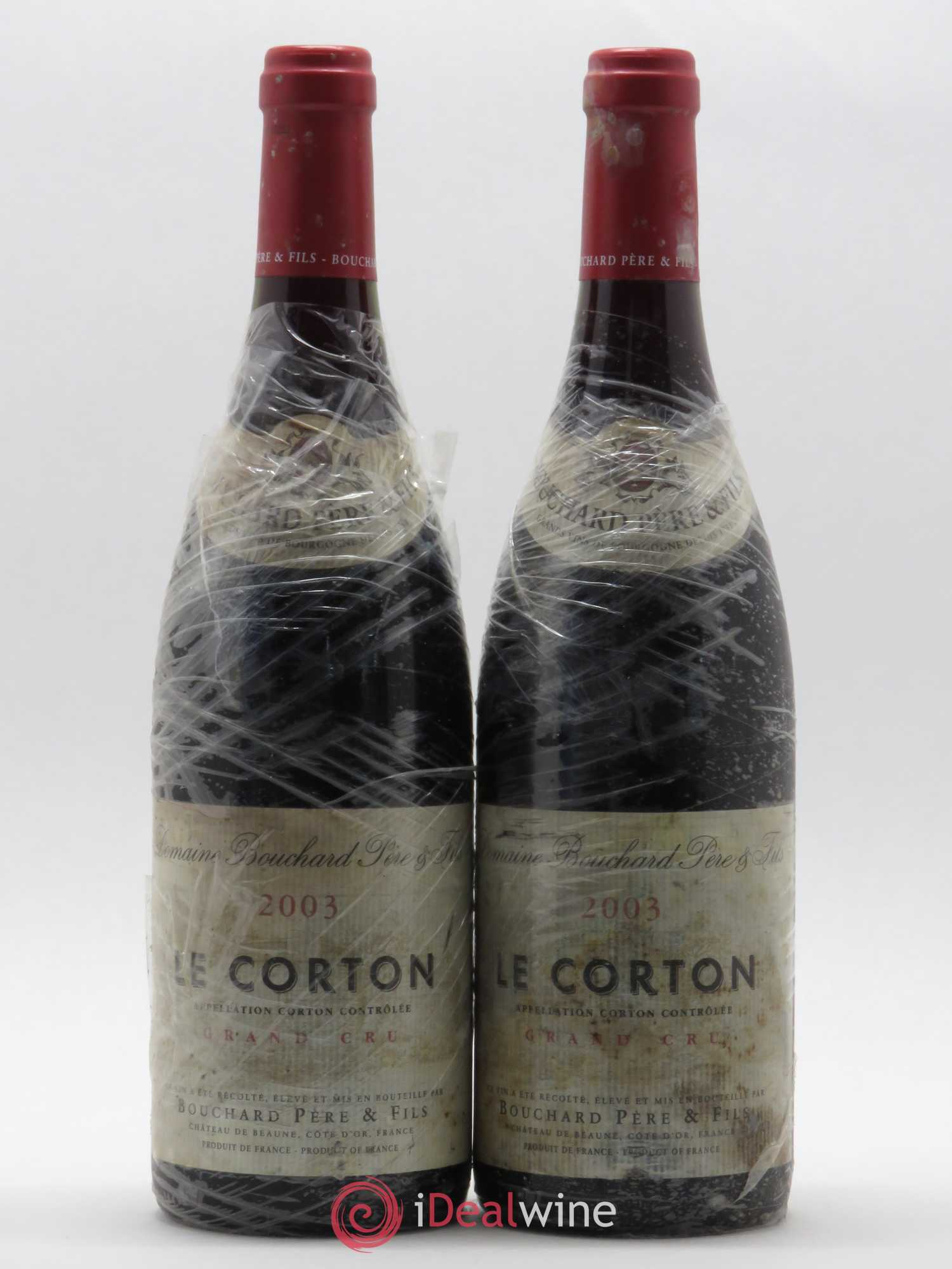 Corton Grand Cru Le Corton Bouchard Père & Fils 2003 - Lot de 2 bouteilles - 0