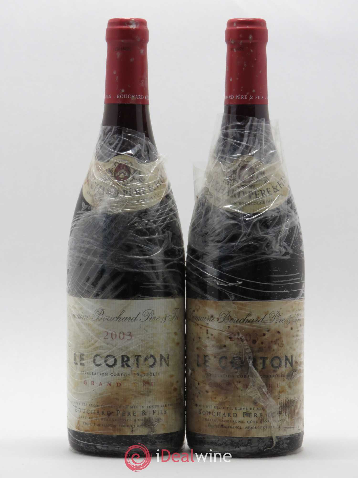 Corton Grand Cru Le Corton Bouchard Père & Fils 2003 - Lot de 2 bouteilles - 0