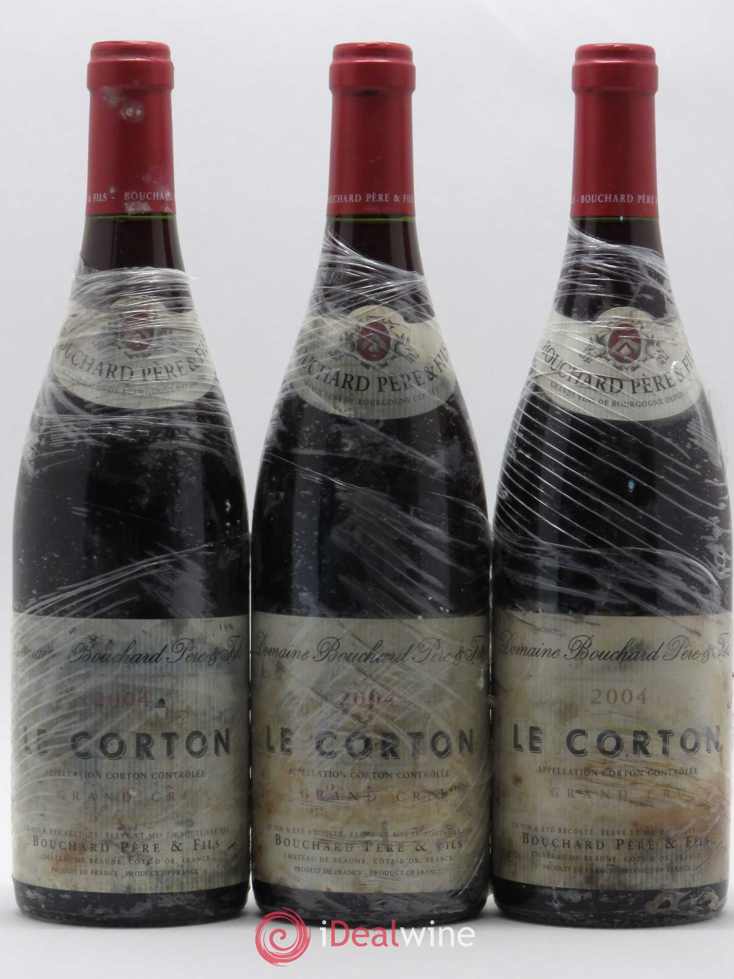 Corton Grand Cru Le Corton Bouchard Père & Fils 2004 - Lot de 3 bouteilles - 0