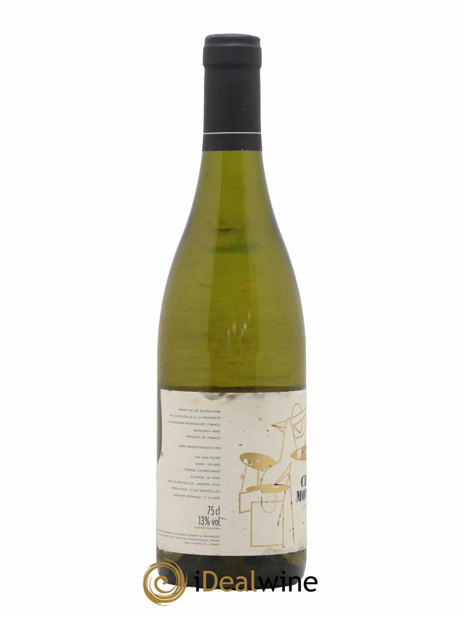 Chassagne-Montrachet 1er Cru (Morgeot) Tête du Clos Vincent Dancer 2008 - Lot de 1 bouteille - 1