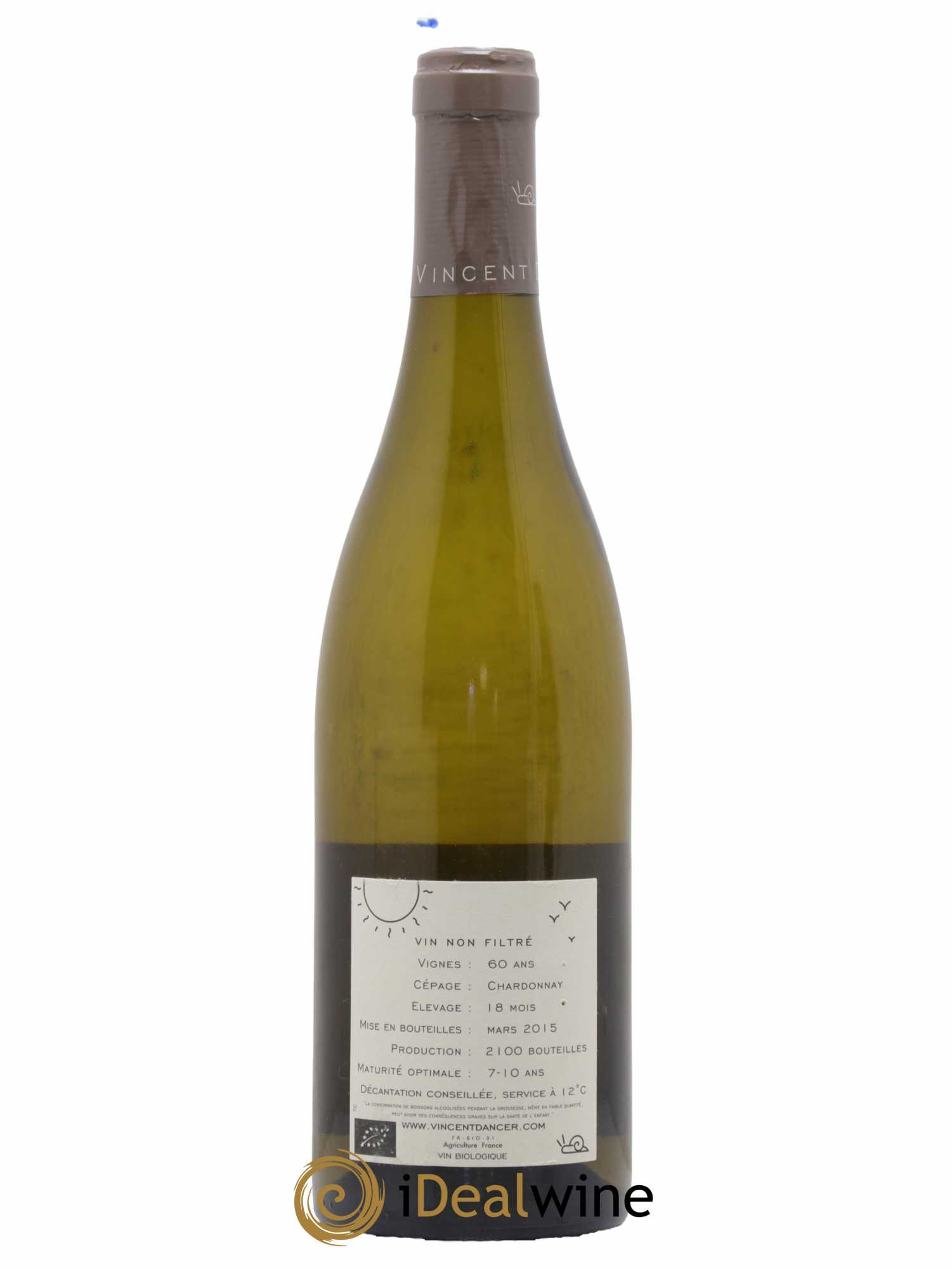 Chassagne-Montrachet 1er Cru (Morgeot) Tête du Clos Vincent Dancer 2013 - Lot de 1 bouteille - 1