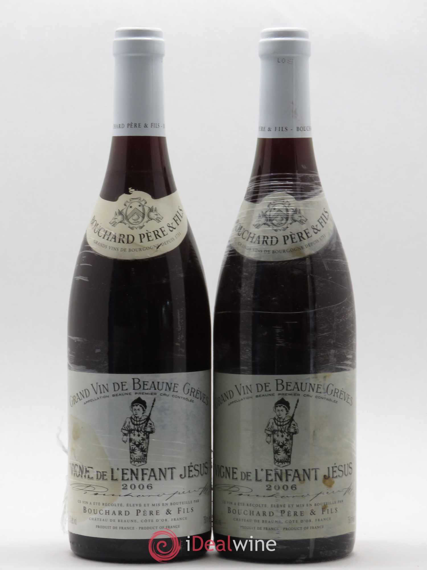 Beaune 1er Cru Grèves - Vigne de l'Enfant Jésus Bouchard Père & Fils 2006 - Lot de 2 bouteilles - 0