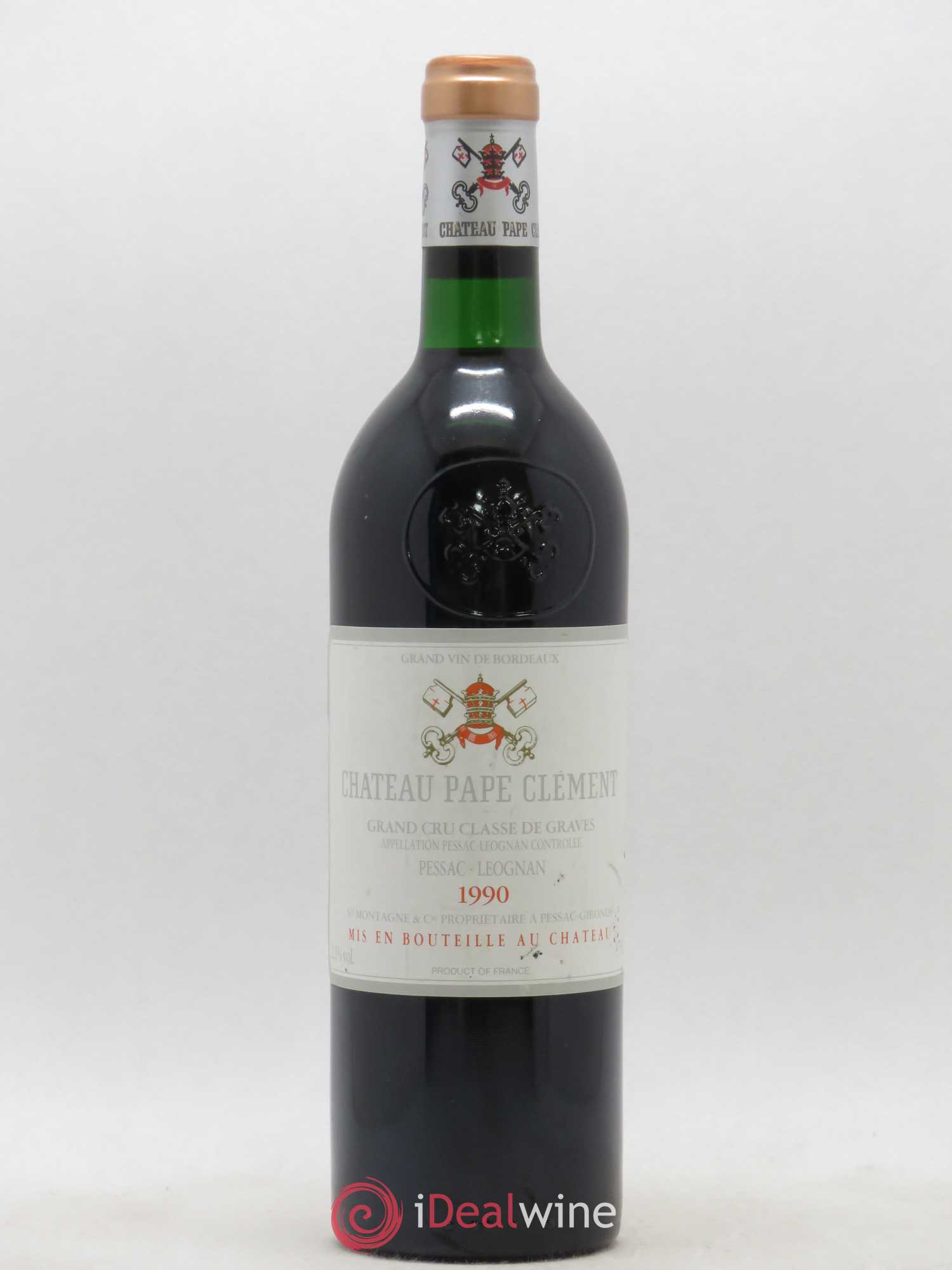 Château Pape Clément Cru Classé de Graves 1990 - Lot de 1 bouteille - 0