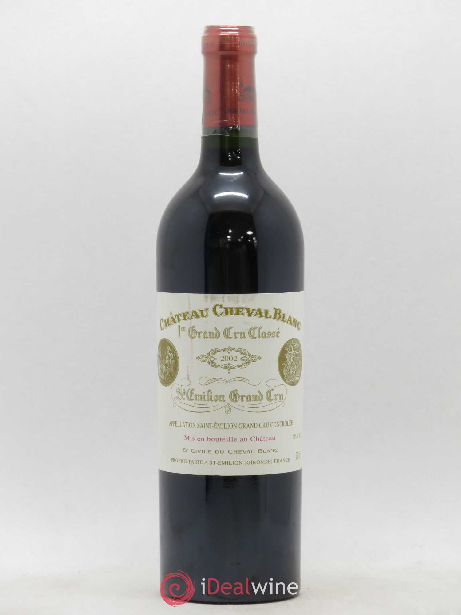 Château Cheval Blanc 1er Grand Cru Classé A 2002 - Lot de 1 bouteille - 0