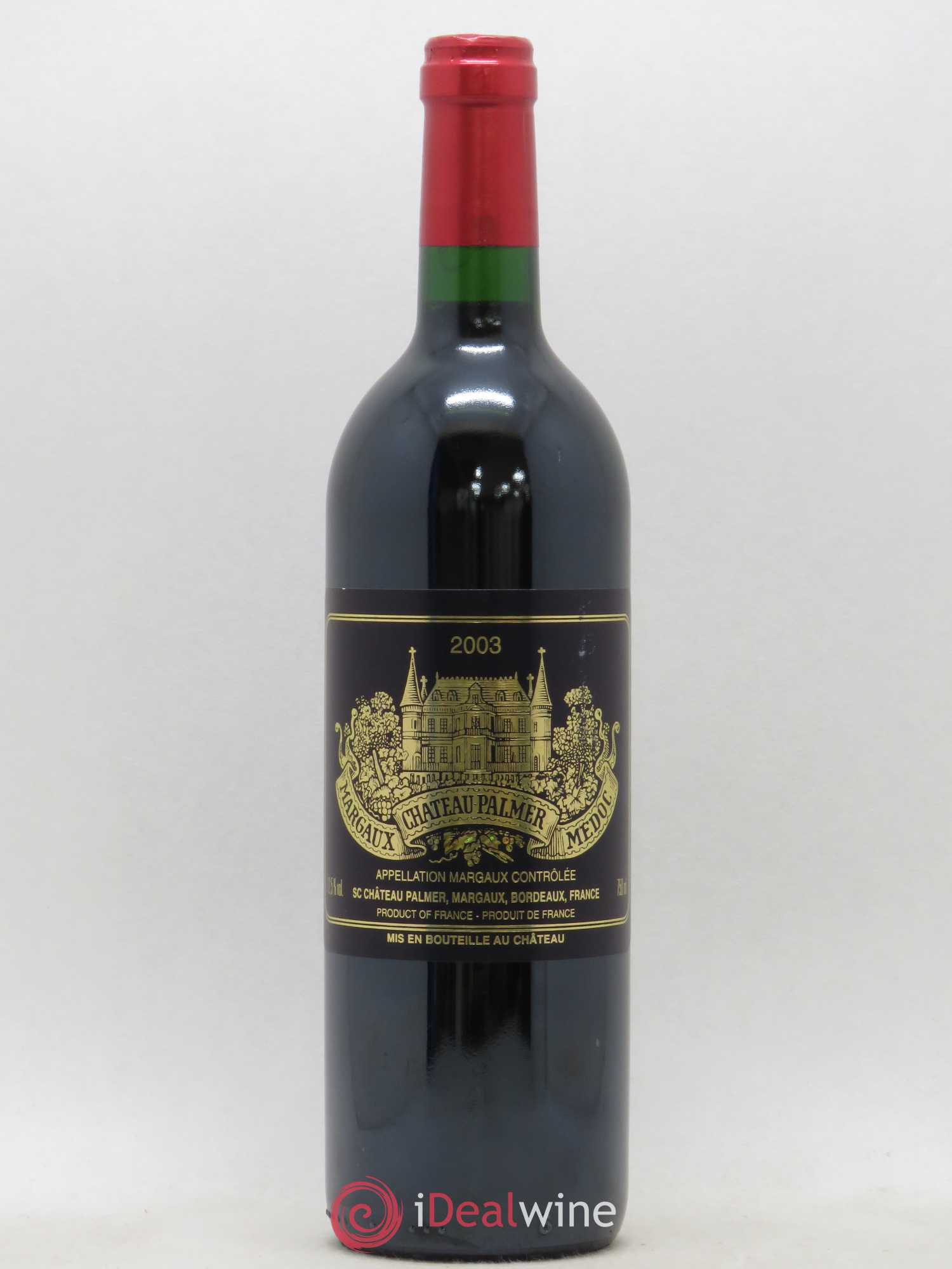 Château Palmer 3ème Grand Cru Classé 2003 - Lot de 1 bouteille - 0