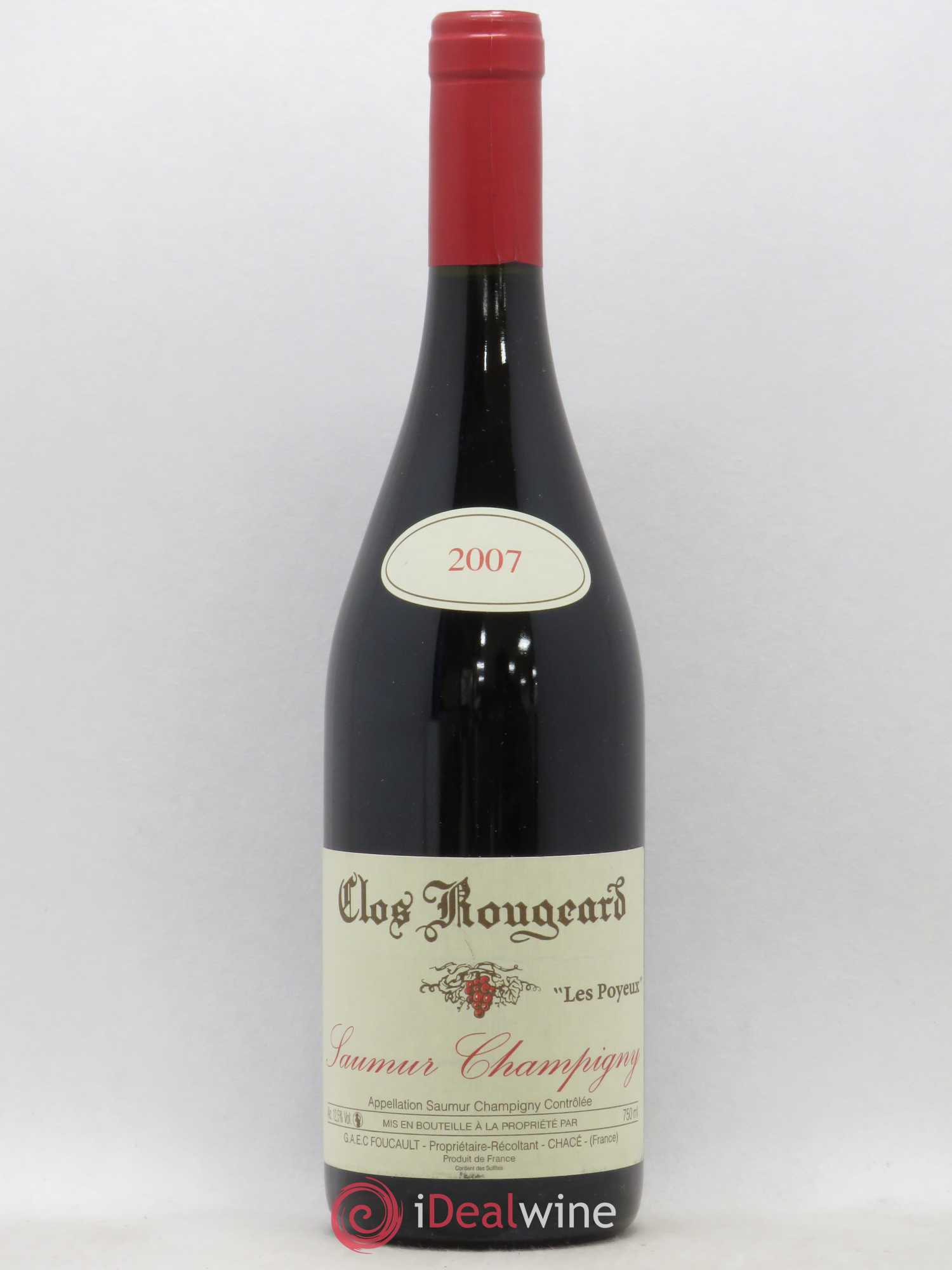 Saumur-Champigny Les Poyeux Clos Rougeard 2007 - Lot de 1 bouteille - 0
