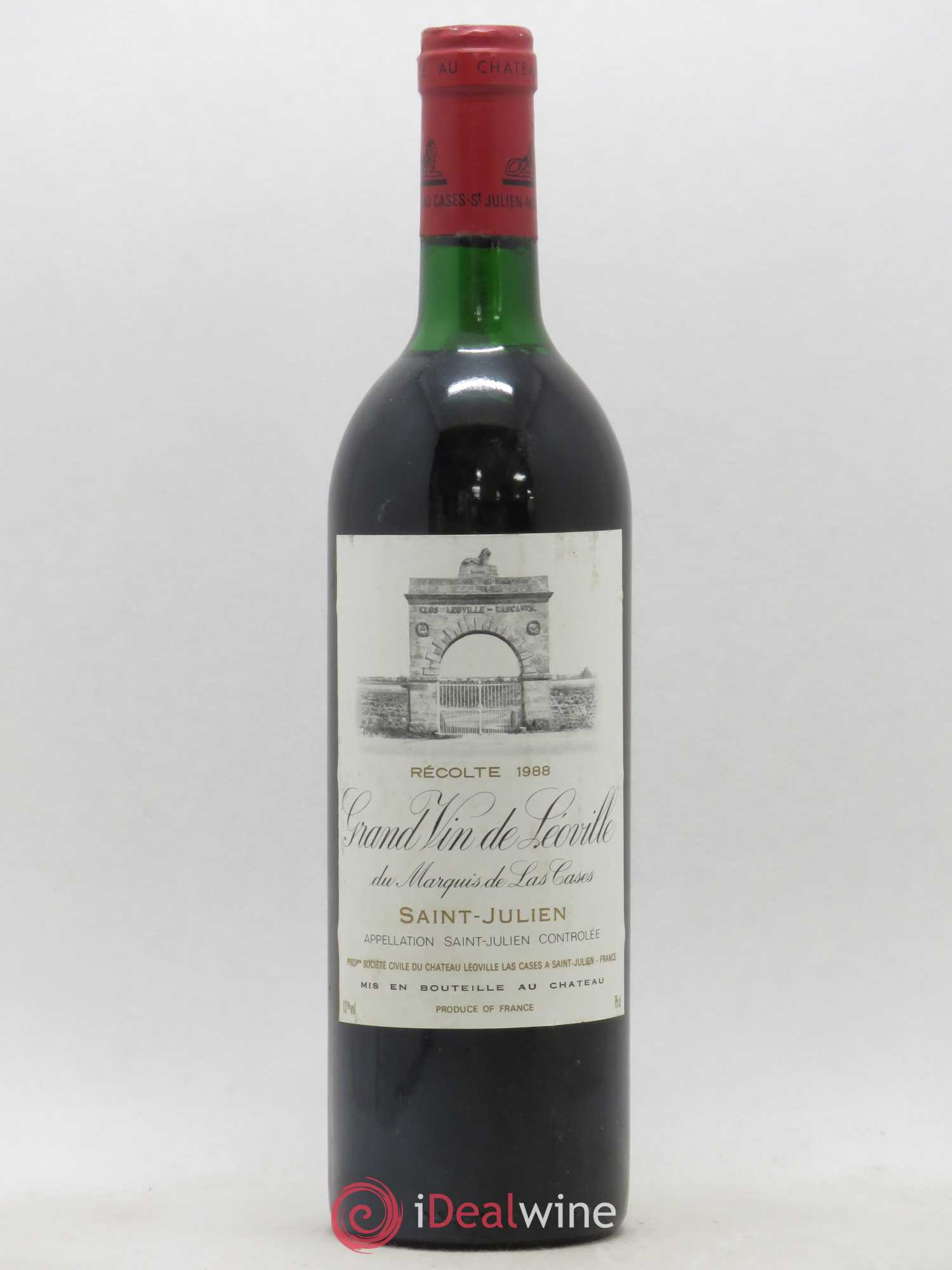 Château Léoville Las Cases 2ème Grand Cru Classé 1988 - Lot de 1 bouteille - 0