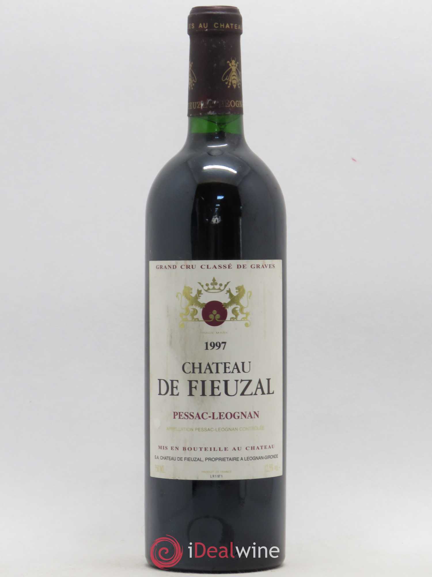 Château de Fieuzal Cru Classé de Graves 1997 - Lot de 1 bouteille - 0