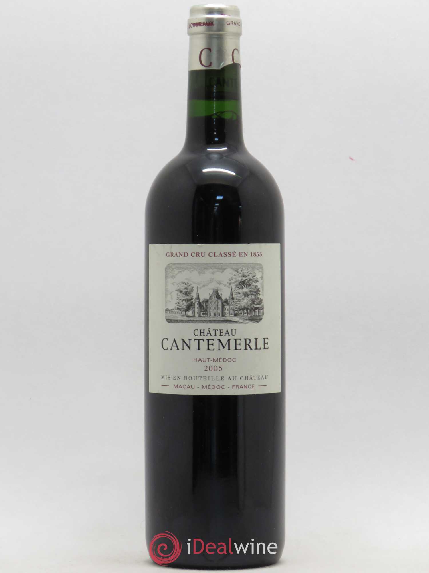 Château Cantemerle 5ème Grand Cru Classé 2005 - Lot de 1 bouteille - 0