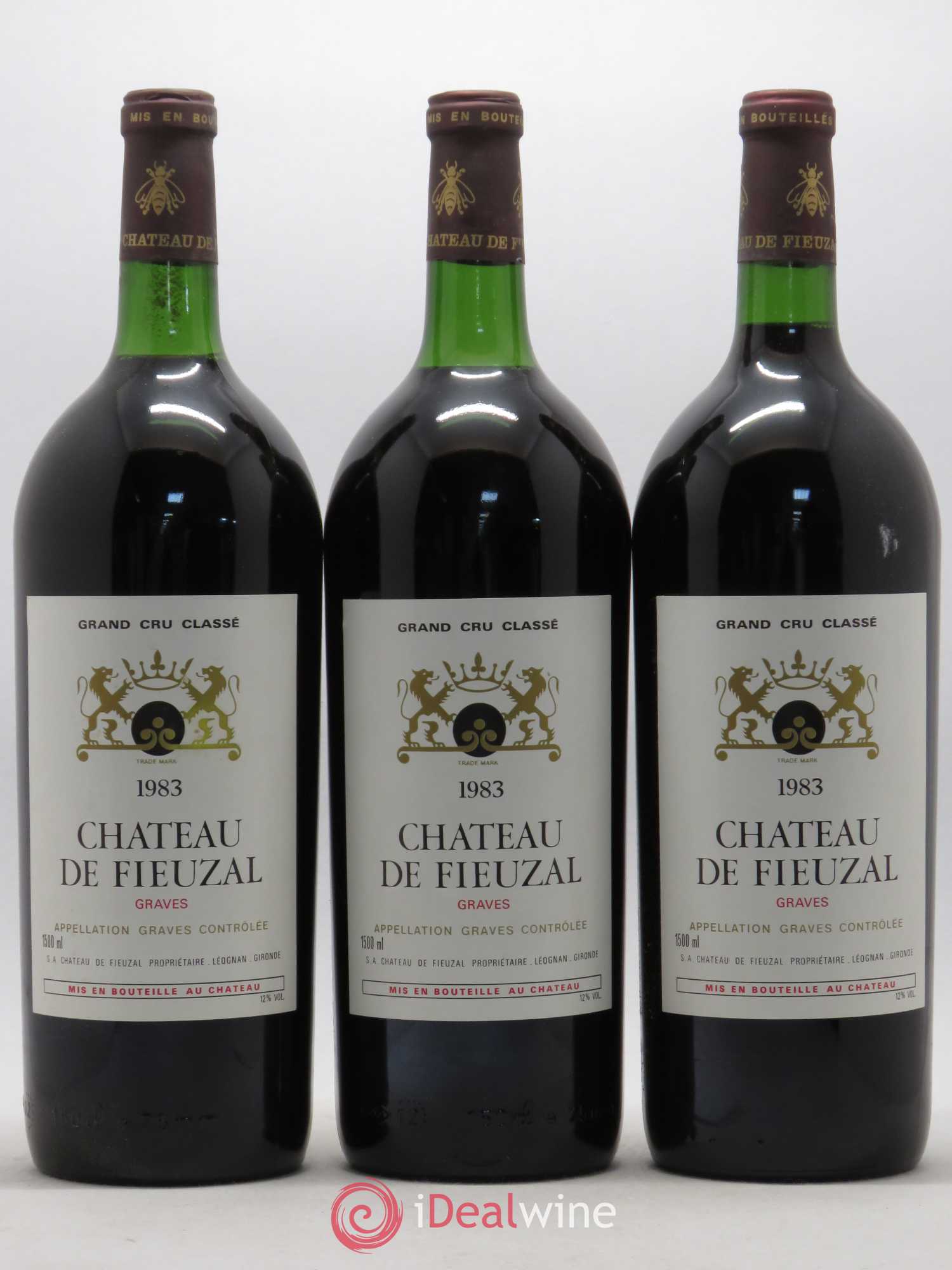 Château de Fieuzal Cru Classé de Graves 1983 - Lot de 6 magnums - 1